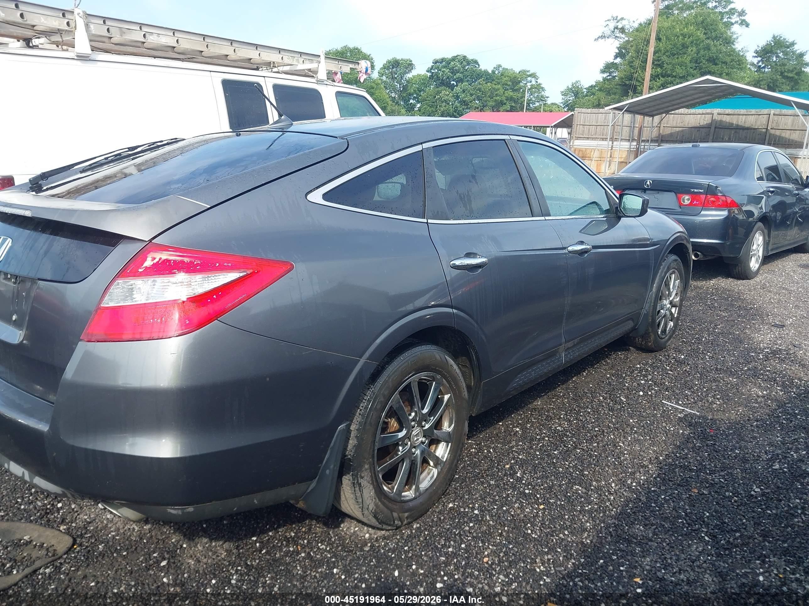 2010 Honda Accord Crosstour Ex-l Gray vin: 5J6TF1H58AL015826