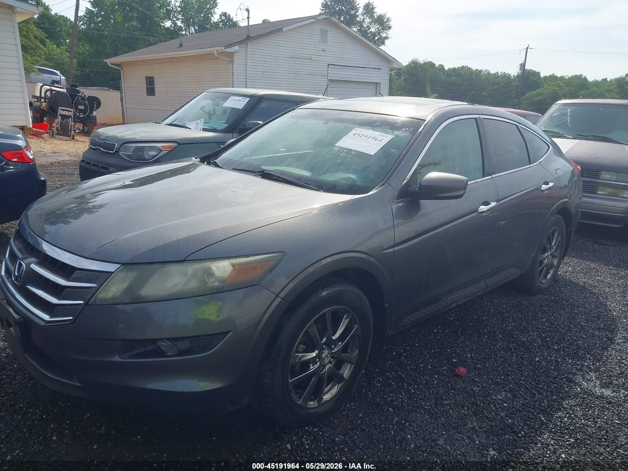 2010 Honda Accord Crosstour Ex-l Gray vin: 5J6TF1H58AL015826