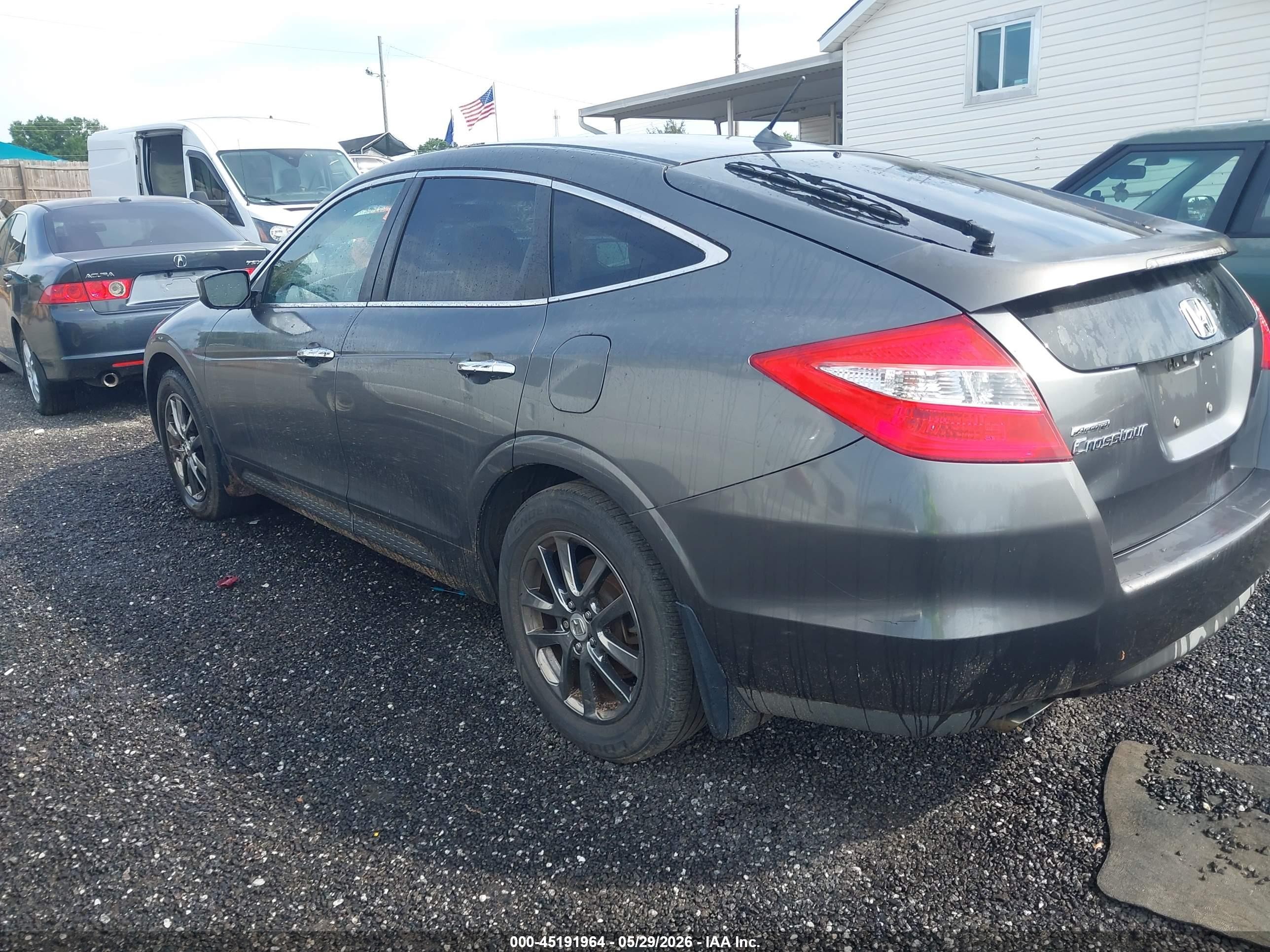 2010 Honda Accord Crosstour Ex-l Gray vin: 5J6TF1H58AL015826
