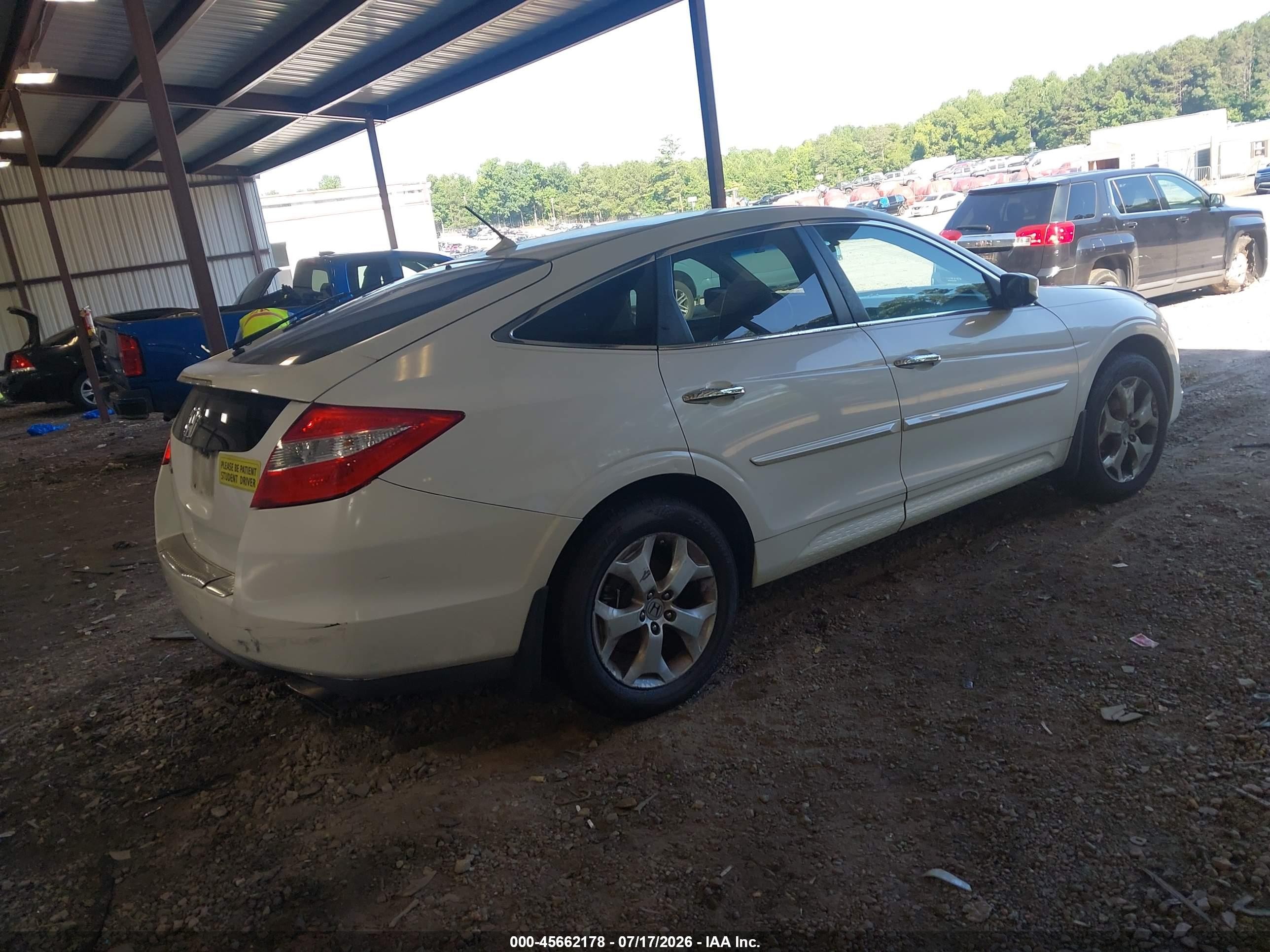 2011 Honda Accord Crosstour Ex-l Белый vin: 5J6TF1H58BL000714