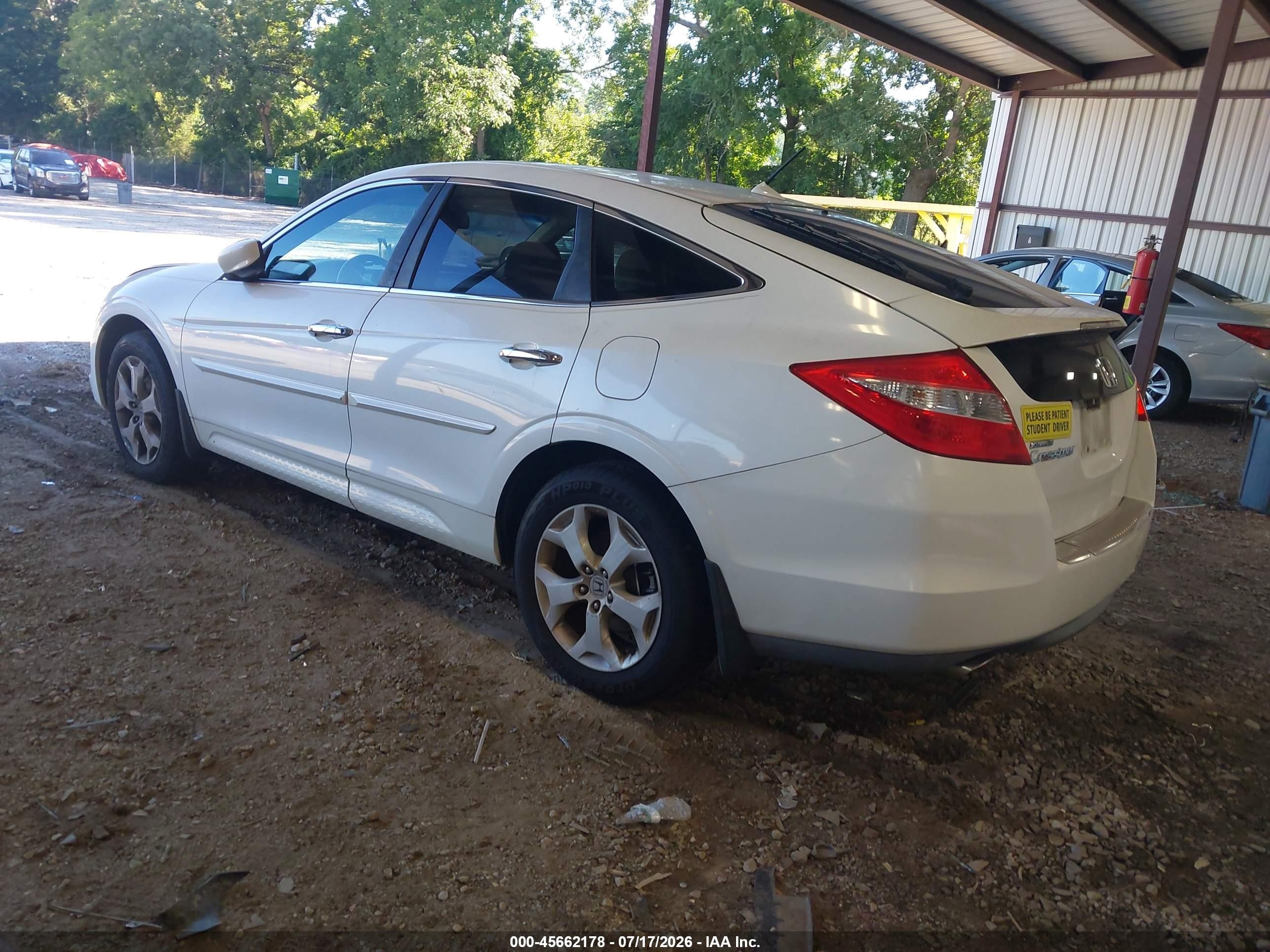 2011 Honda Accord Crosstour Ex-l Белый vin: 5J6TF1H58BL000714