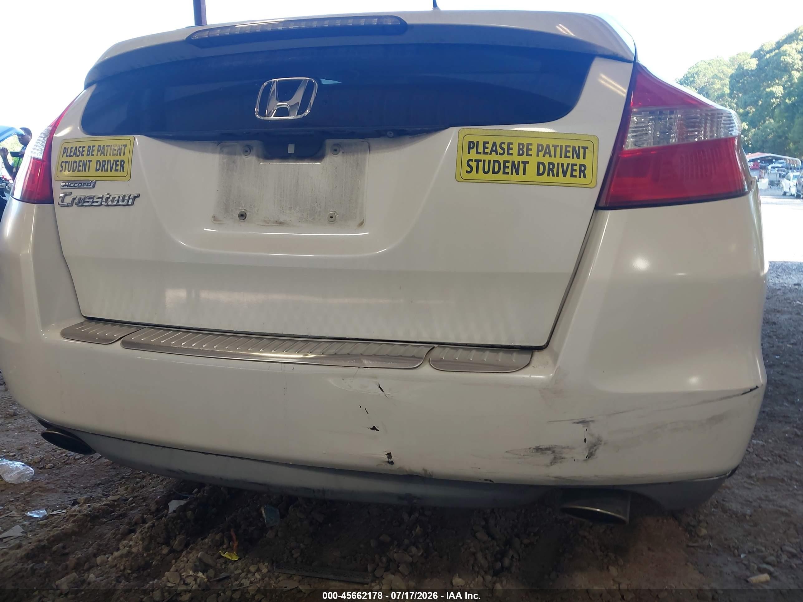2011 Honda Accord Crosstour Ex-l Белый vin: 5J6TF1H58BL000714