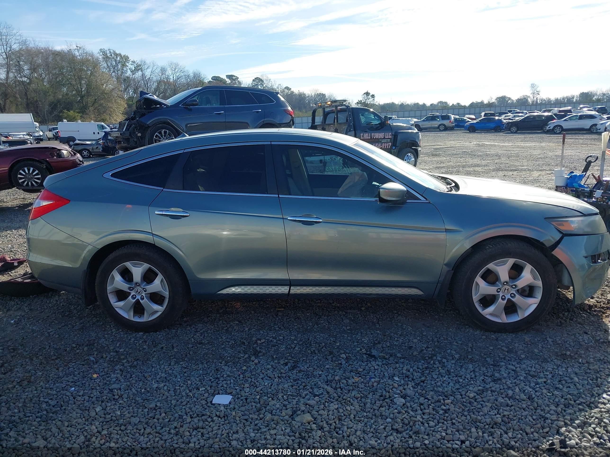 2011 Honda Accord Crosstour Ex-l Light Blue vin: 5J6TF1H58BL001815