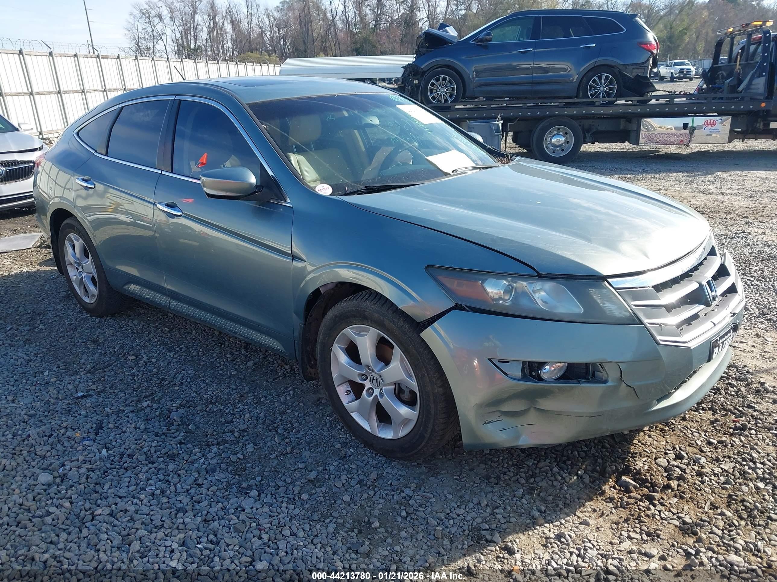 2011 Honda Accord Crosstour Ex-l Light Blue vin: 5J6TF1H58BL001815