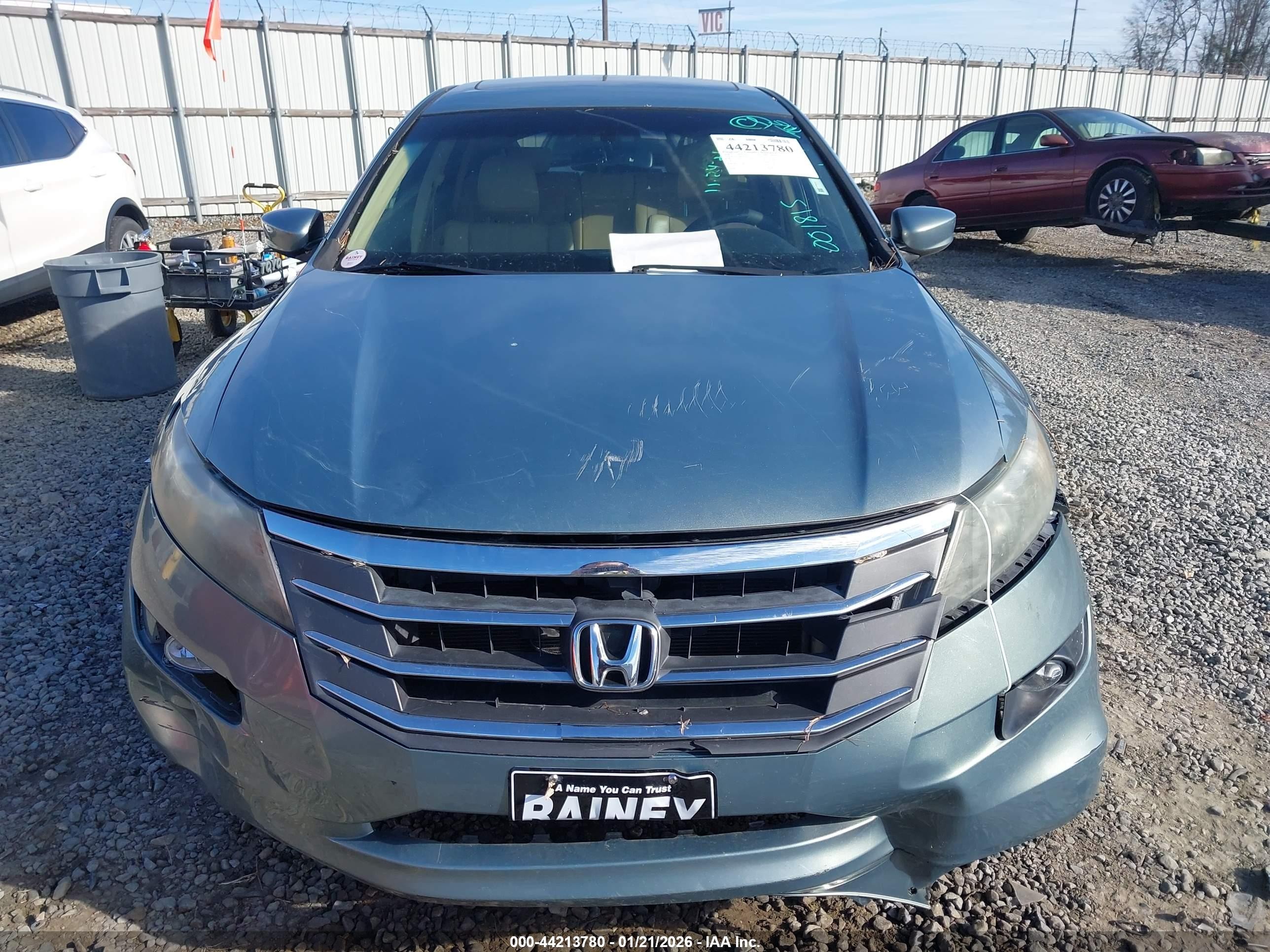 2011 Honda Accord Crosstour Ex-l Light Blue vin: 5J6TF1H58BL001815