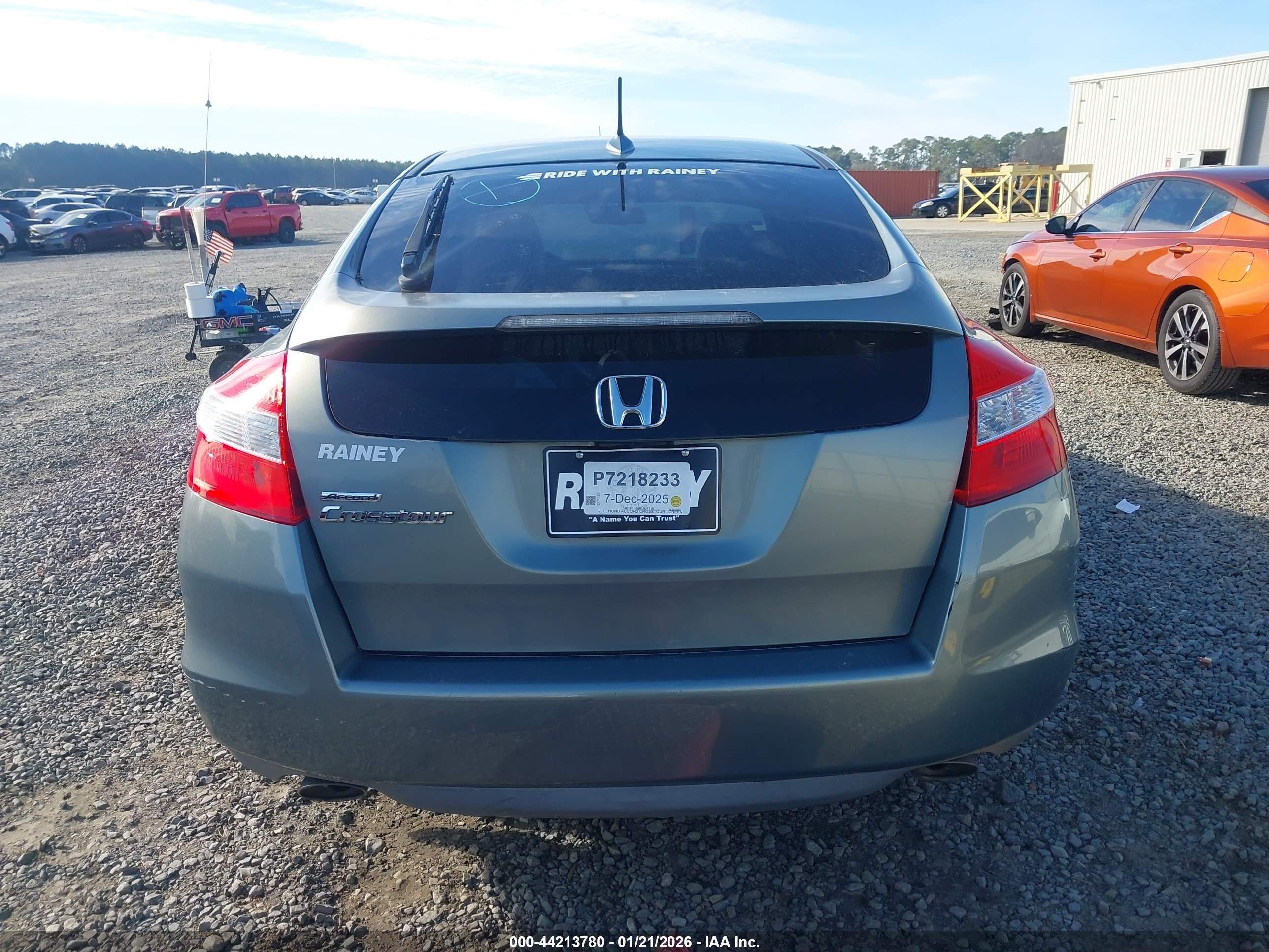 2011 Honda Accord Crosstour Ex-l Light Blue vin: 5J6TF1H58BL001815