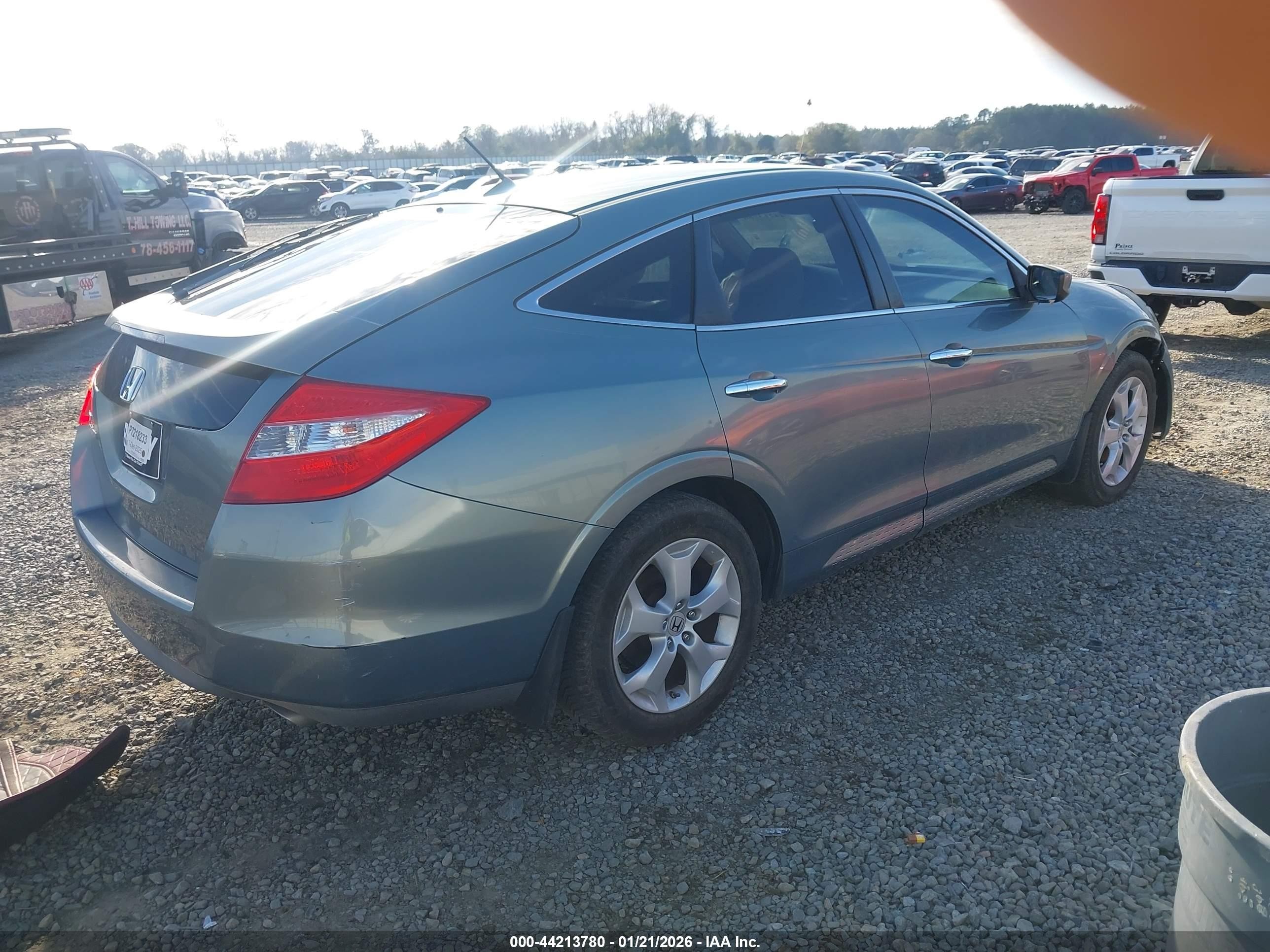 2011 Honda Accord Crosstour Ex-l Light Blue vin: 5J6TF1H58BL001815