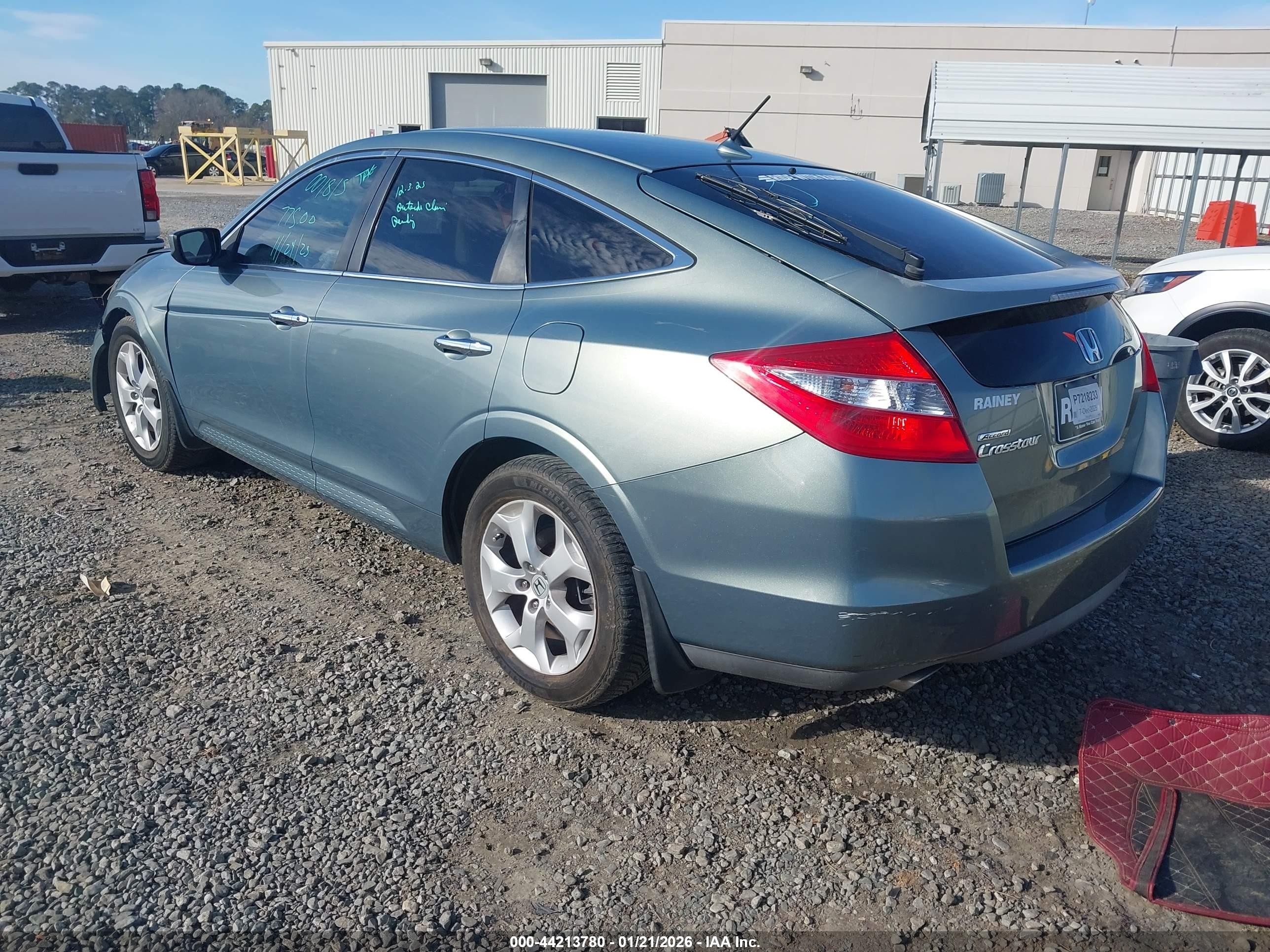 2011 Honda Accord Crosstour Ex-l Light Blue vin: 5J6TF1H58BL001815