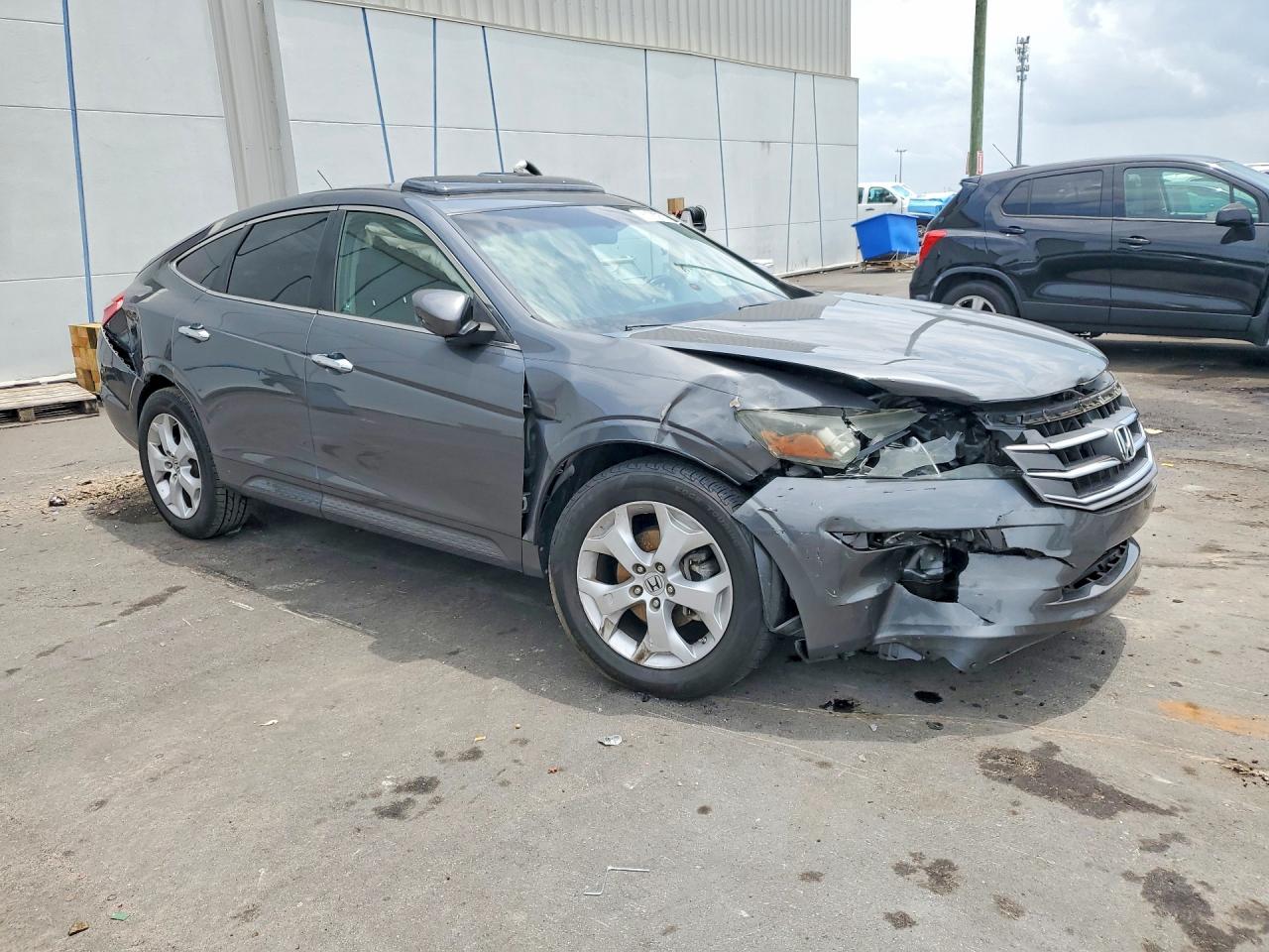 2011 Honda Accord Crosstour Exl Gray vin: 5J6TF1H58BL001829