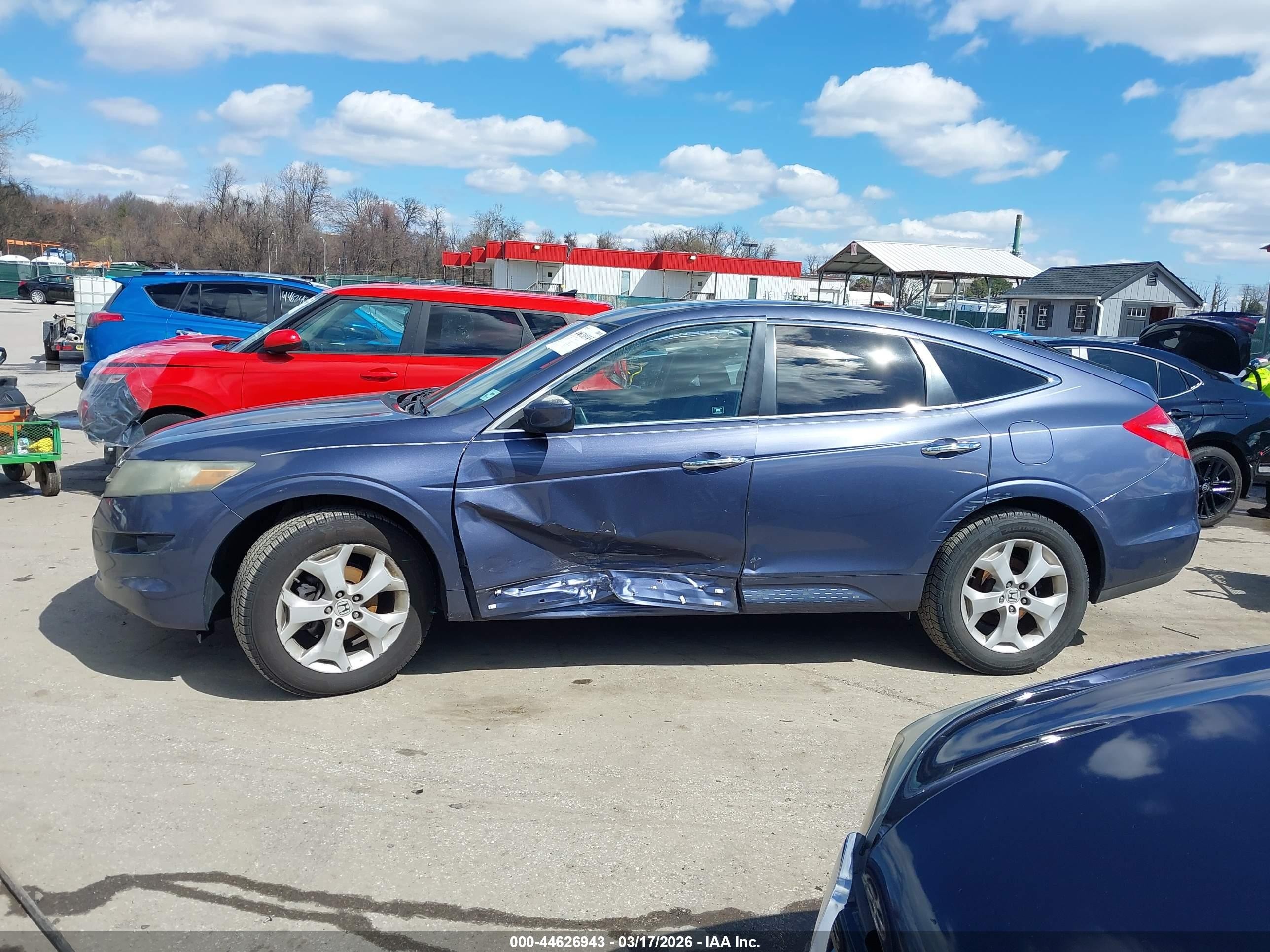 2012 Honda Crosstour Ex-l Blue vin: 5J6TF1H58CL000116