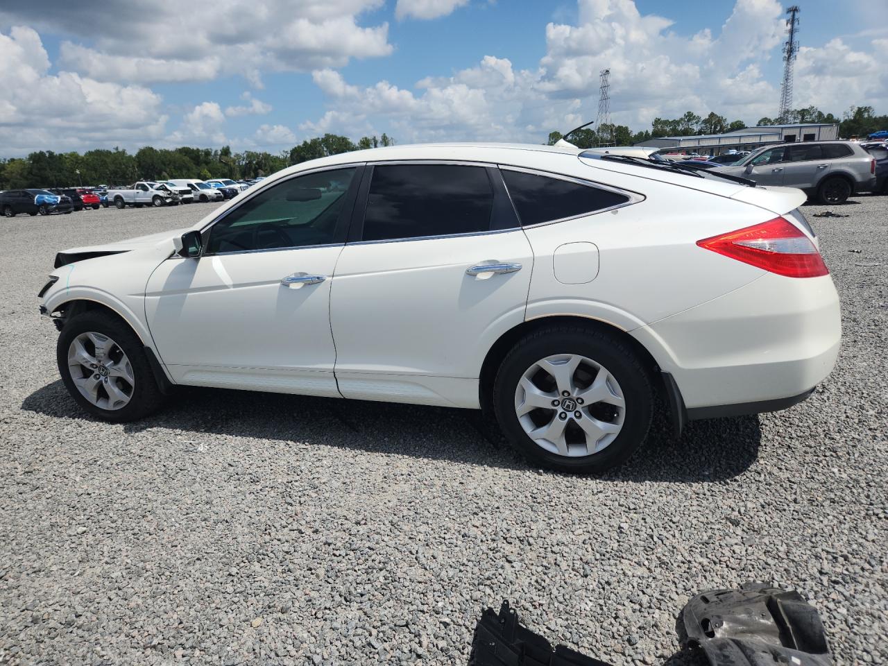 2012 Honda Crosstour Exl White vin: 5J6TF1H58CL000830