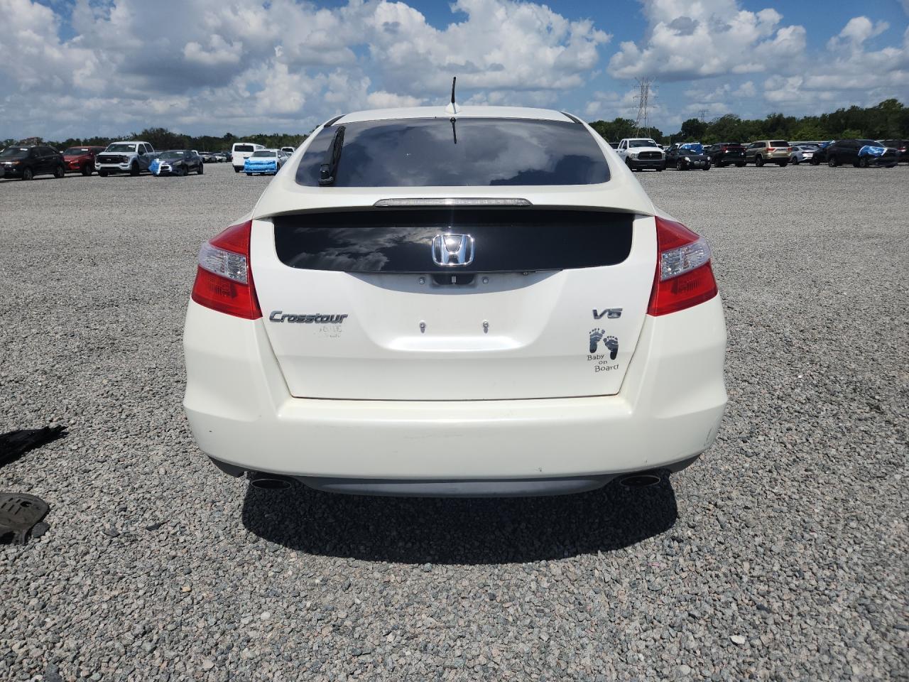 2012 Honda Crosstour Exl White vin: 5J6TF1H58CL000830