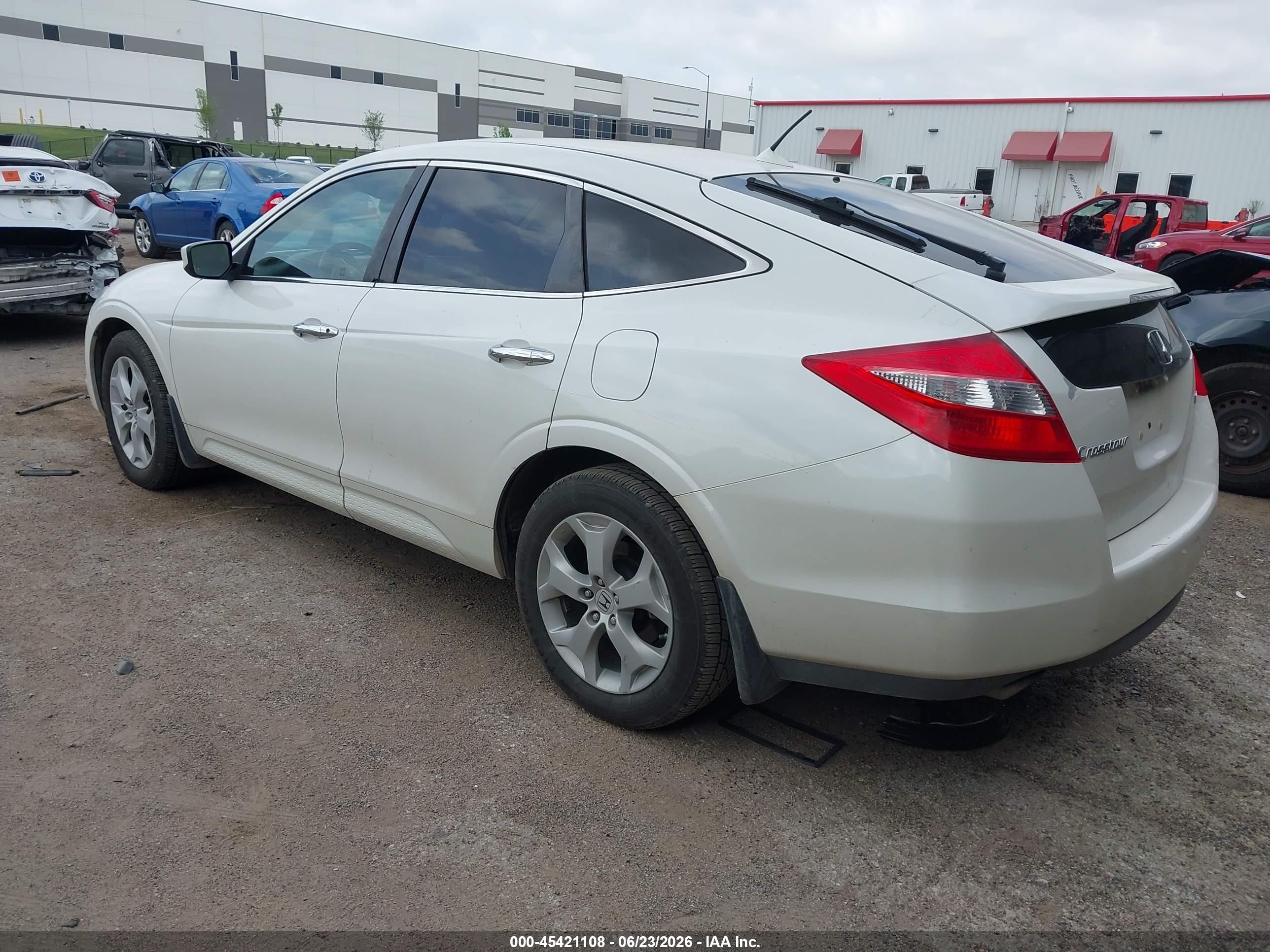 2012 Honda Crosstour Ex-l White vin: 5J6TF1H58CL002755
