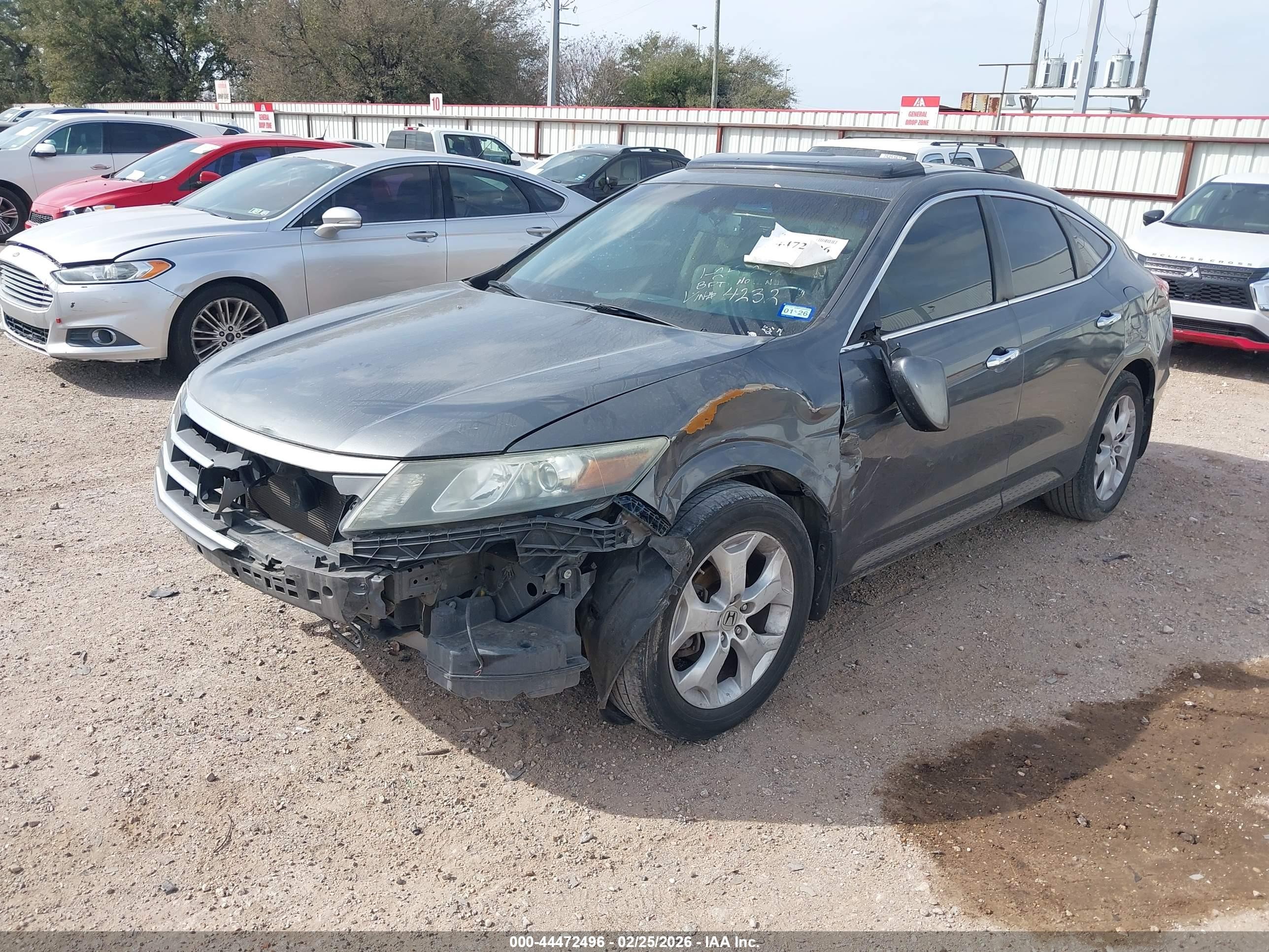 2012 Honda Crosstour Ex-l Gray vin: 5J6TF1H58CL004232