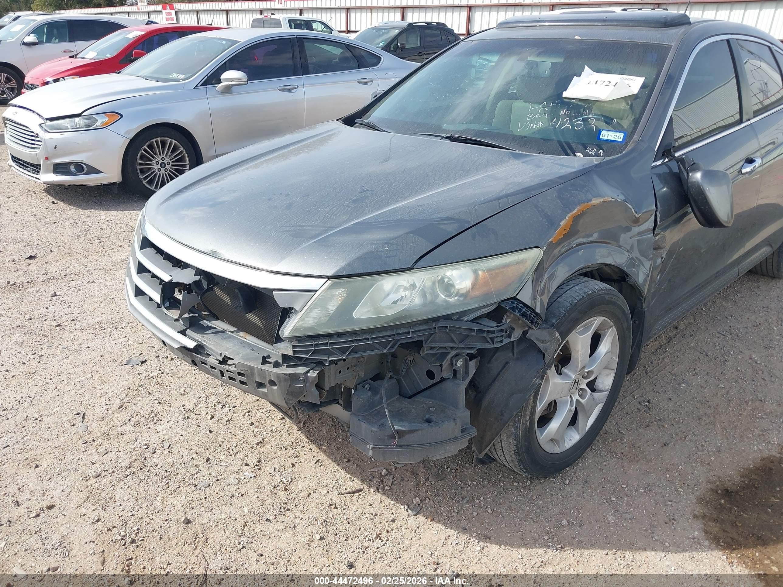 2012 Honda Crosstour Ex-l Gray vin: 5J6TF1H58CL004232