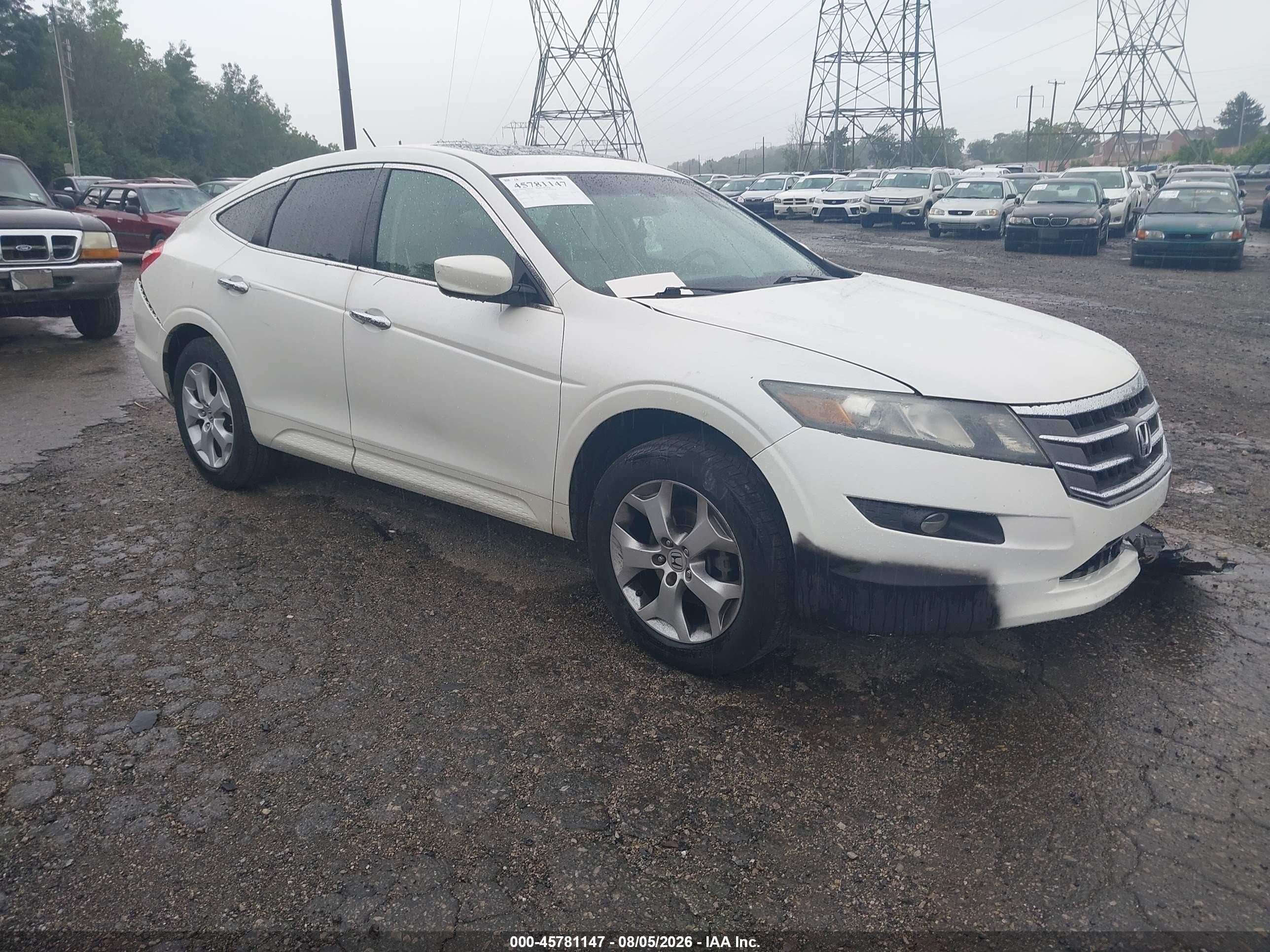 2012 Honda Crosstour Ex-l Белый vin: 5J6TF1H58CL006868