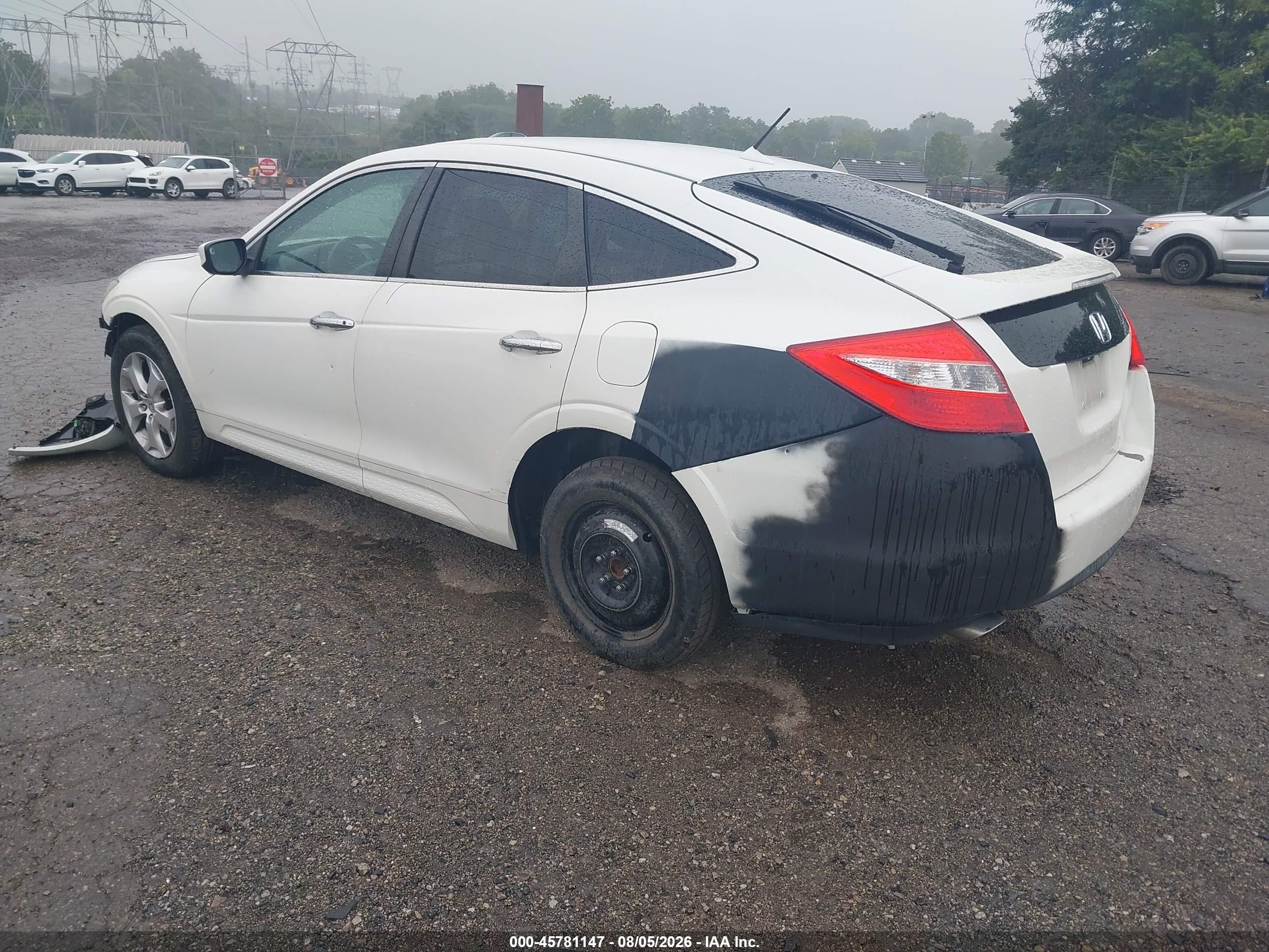 2012 Honda Crosstour Ex-l White vin: 5J6TF1H58CL006868