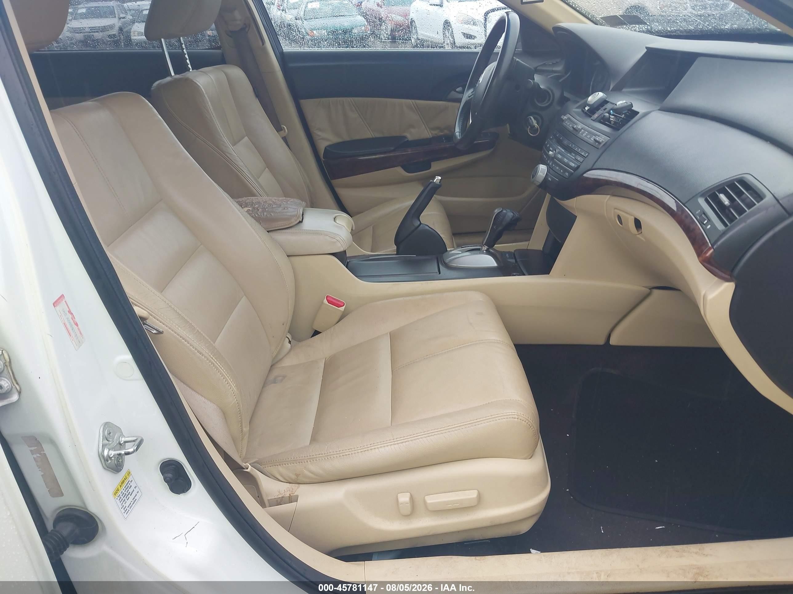 2012 Honda Crosstour Ex-l White vin: 5J6TF1H58CL006868