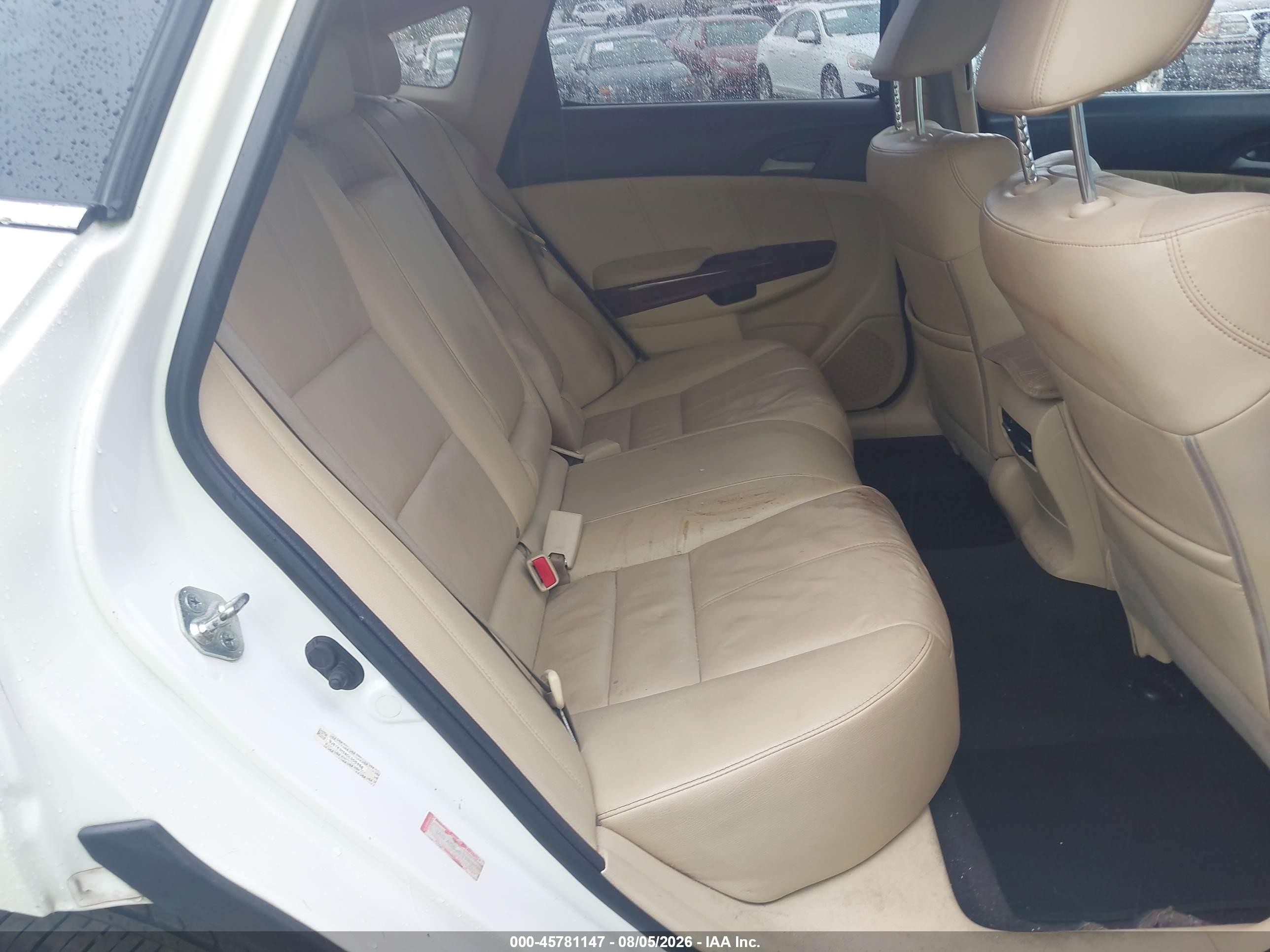 2012 Honda Crosstour Ex-l White vin: 5J6TF1H58CL006868