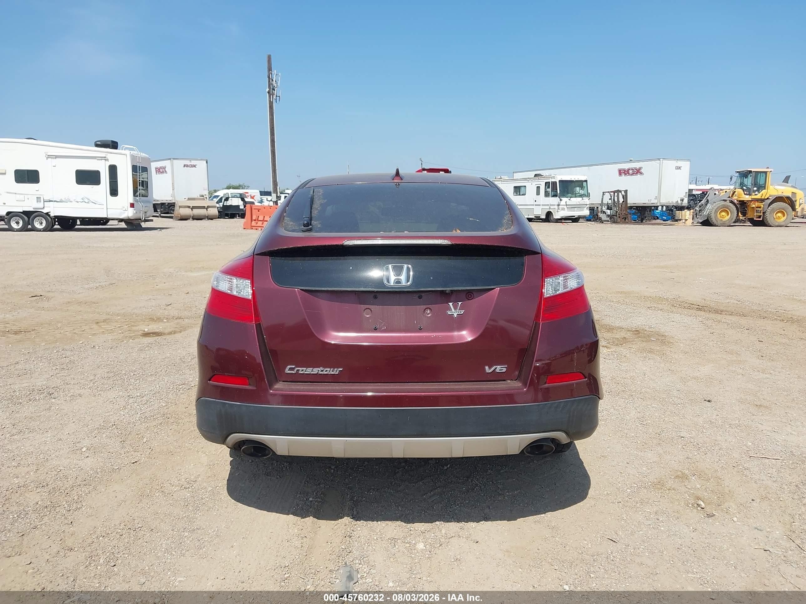 2014 Honda Crosstour Ex-l V6 Красный vin: 5J6TF1H58EL000913