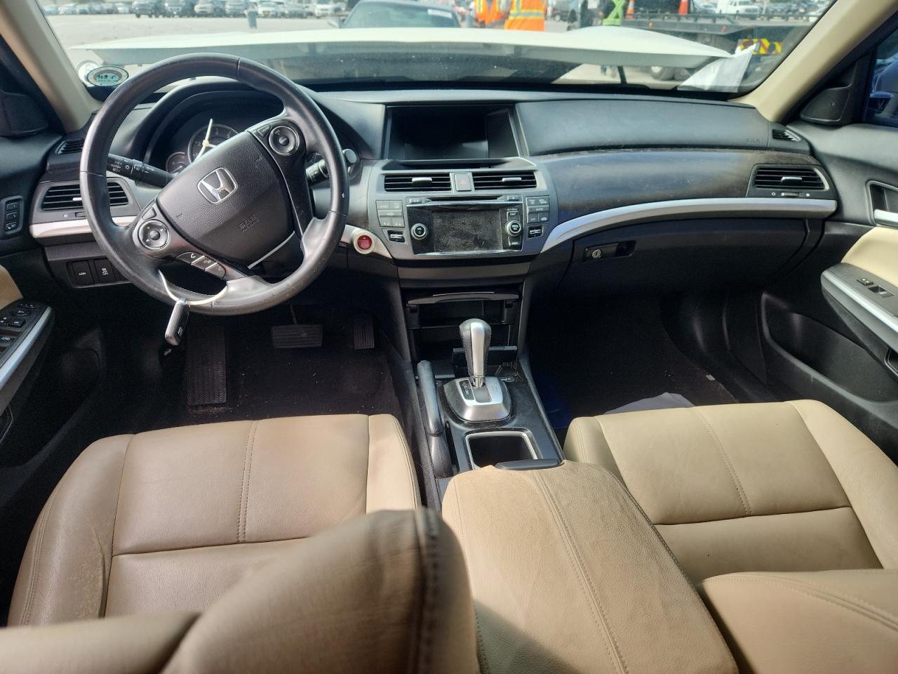 2015 Honda Crosstour Exl White vin: 5J6TF1H58FL001769