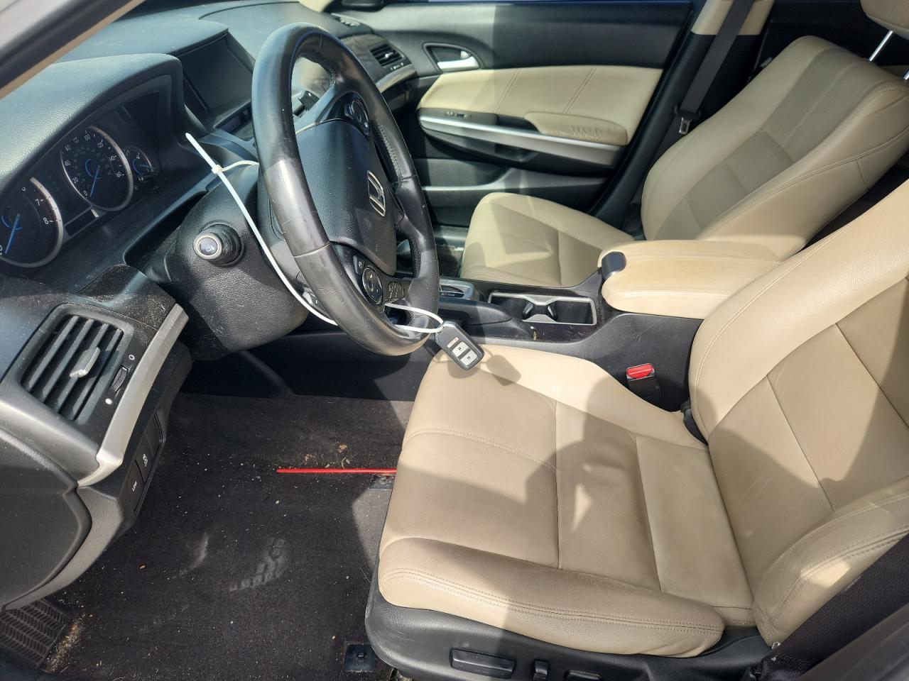 2015 Honda Crosstour Exl White vin: 5J6TF1H58FL001769