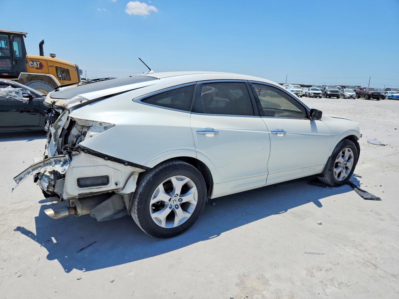 2010 Honda Accord Crosstour Exl White vin: 5J6TF1H59AL000820