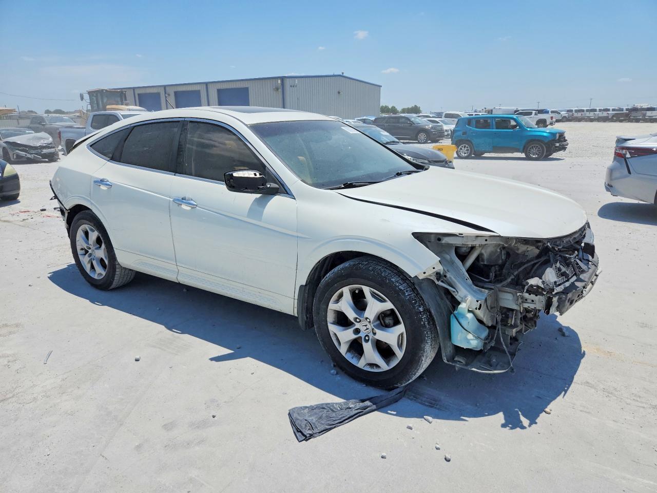 2010 Honda Accord Crosstour Exl White vin: 5J6TF1H59AL000820