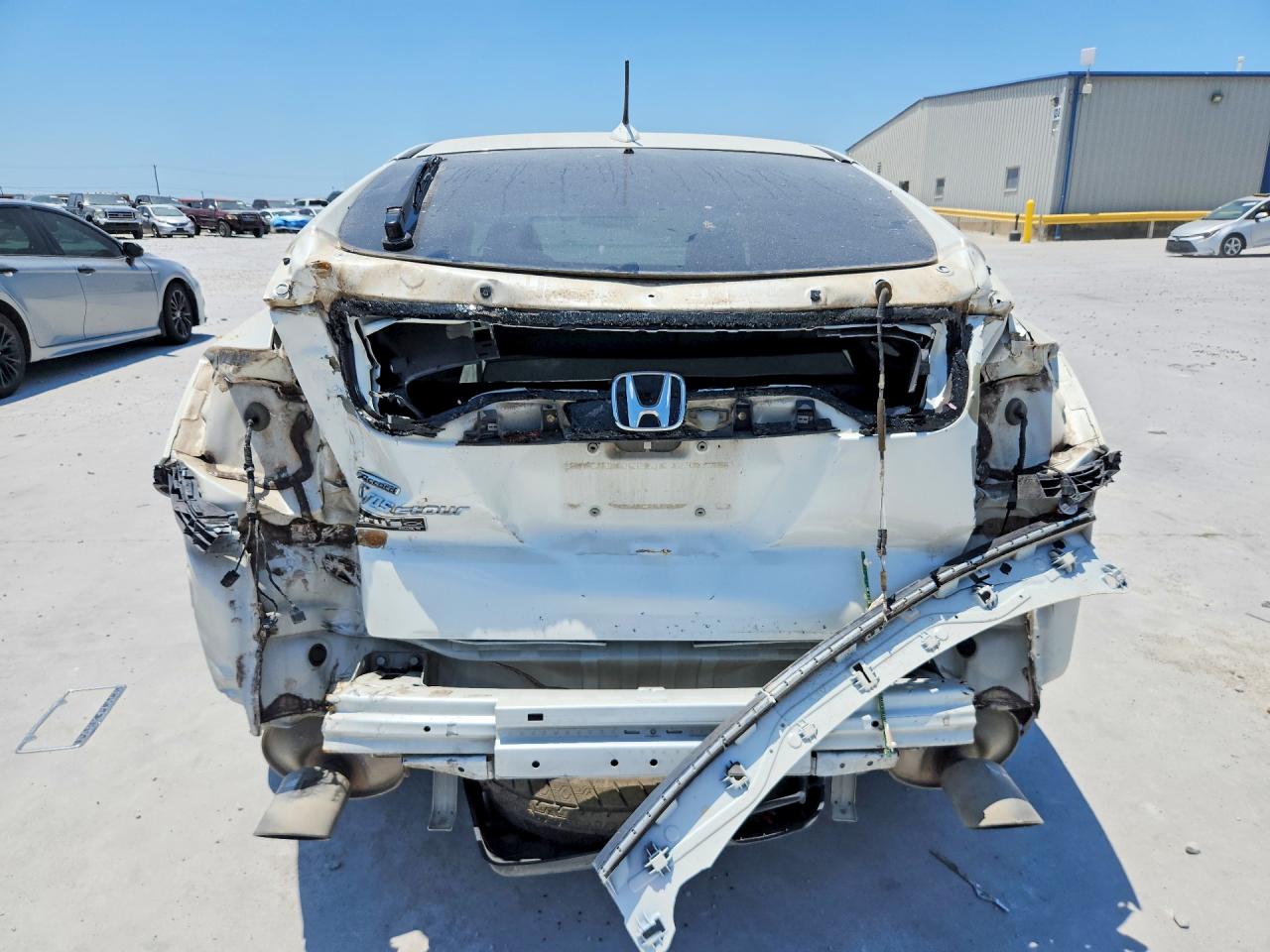 2010 Honda Accord Crosstour Exl White vin: 5J6TF1H59AL000820