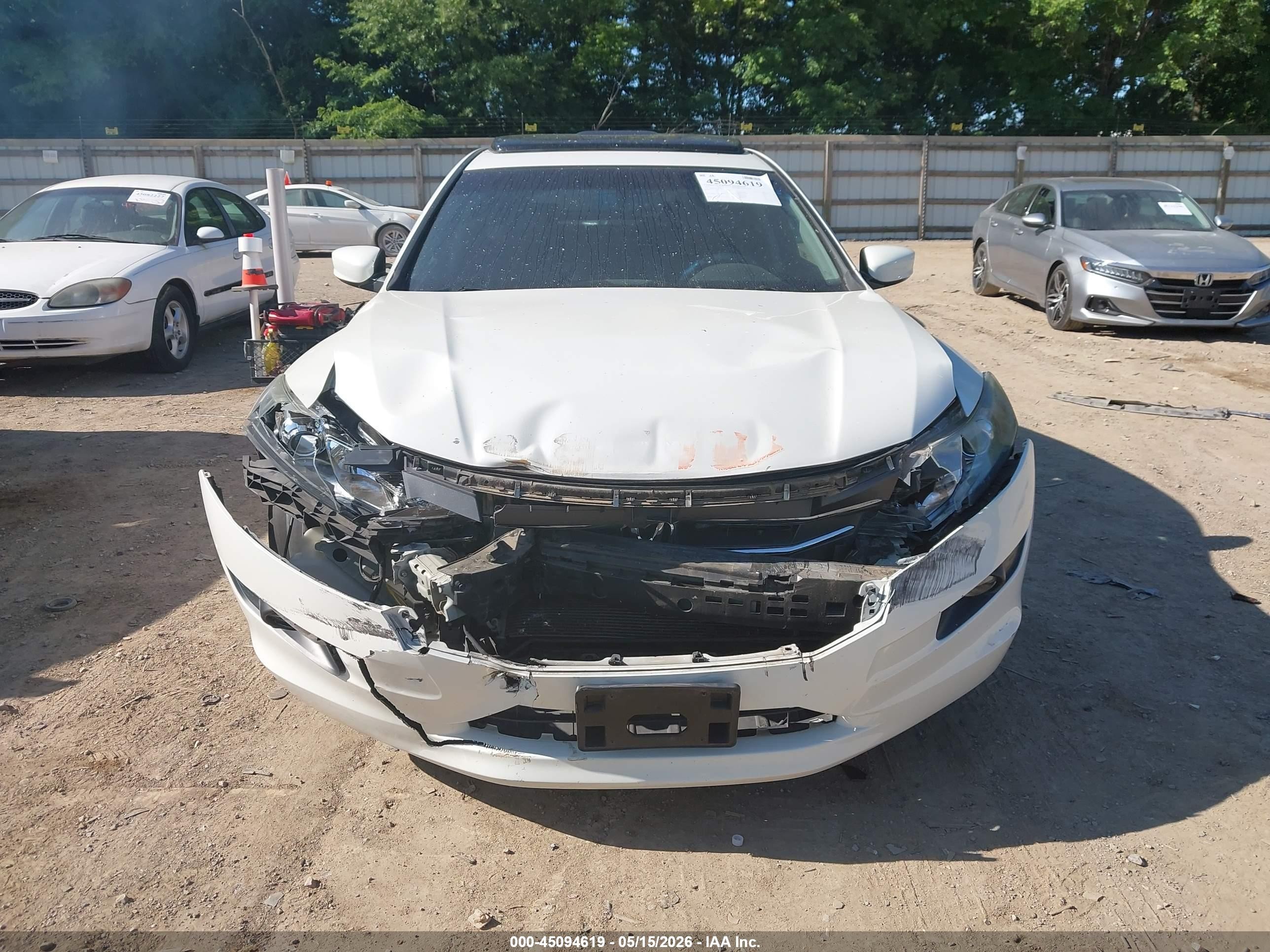 2010 Honda Accord Crosstour Ex-l White vin: 5J6TF1H59AL002387