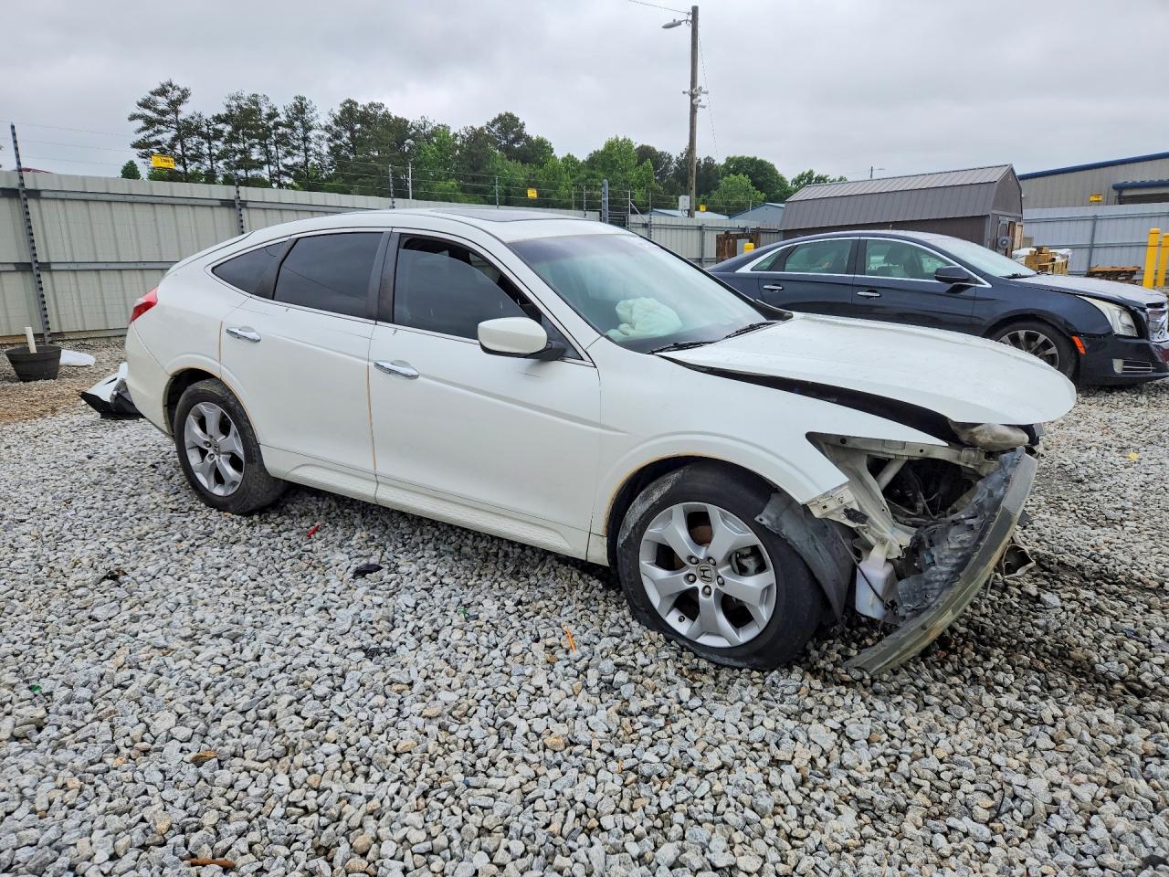 2010 Honda Accord Crosstour Exl White vin: 5J6TF1H59AL010117