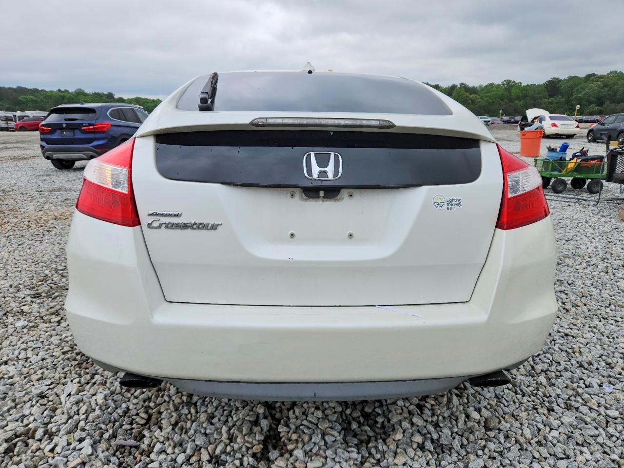 2010 Honda Accord Crosstour Exl White vin: 5J6TF1H59AL010117