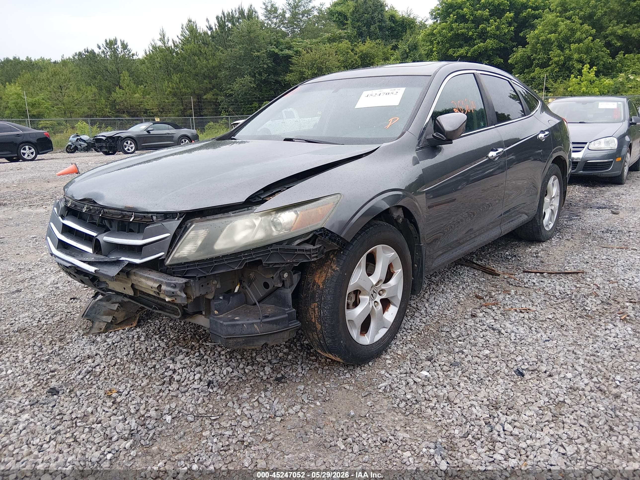 2011 Honda Accord Crosstour Ex-l Gray vin: 5J6TF1H59BL004108