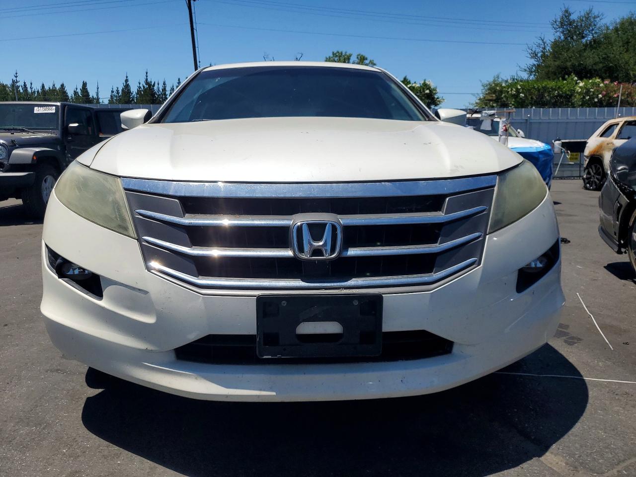 2012 Honda Crosstour Exl White vin: 5J6TF1H59CL000805
