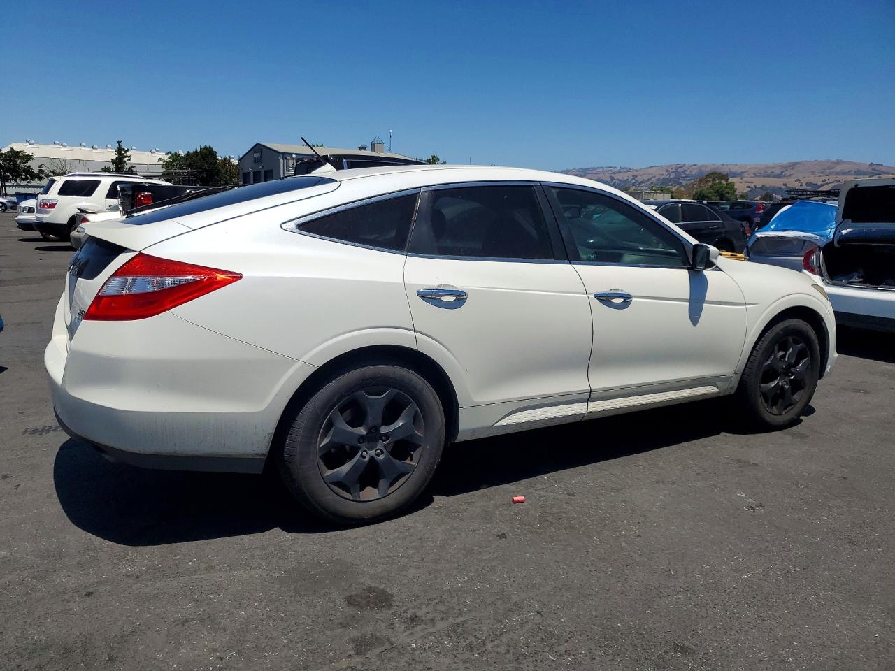 2012 Honda Crosstour Exl White vin: 5J6TF1H59CL000805