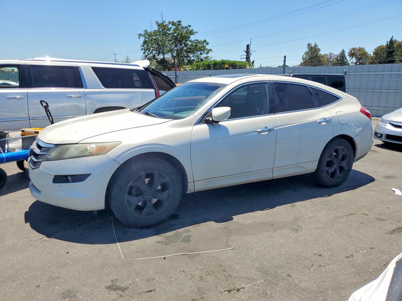 2012 Honda Crosstour Exl White vin: 5J6TF1H59CL000805