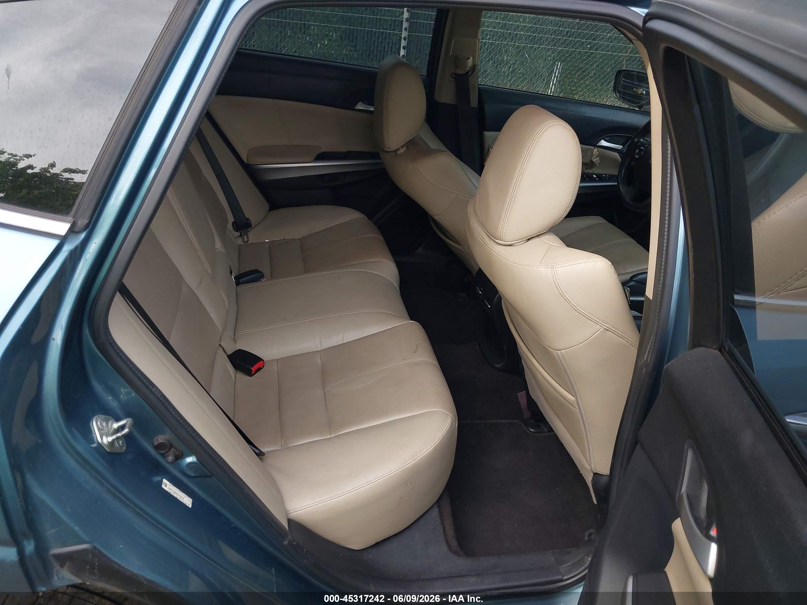 2013 Honda Crosstour Ex-l V6 Light Blue vin: 5J6TF1H59DL002717