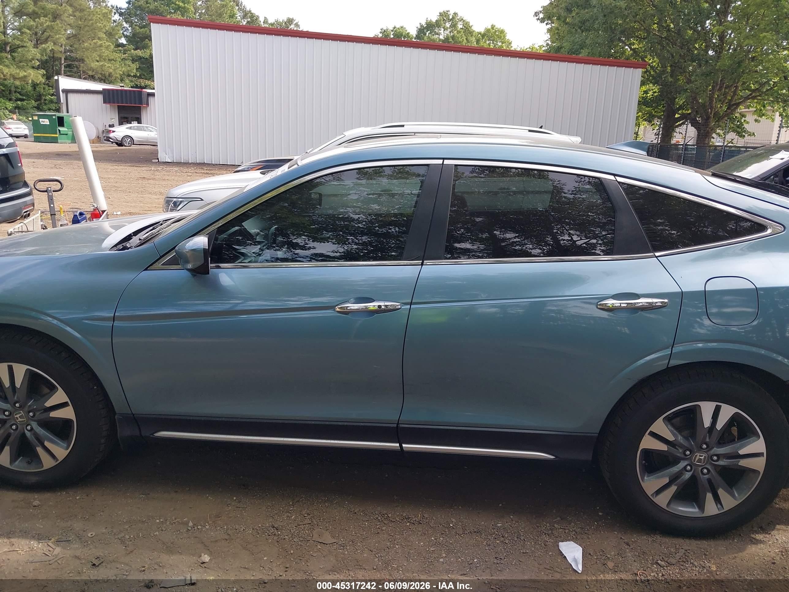 2013 Honda Crosstour Ex-l V6 Light Blue vin: 5J6TF1H59DL002717