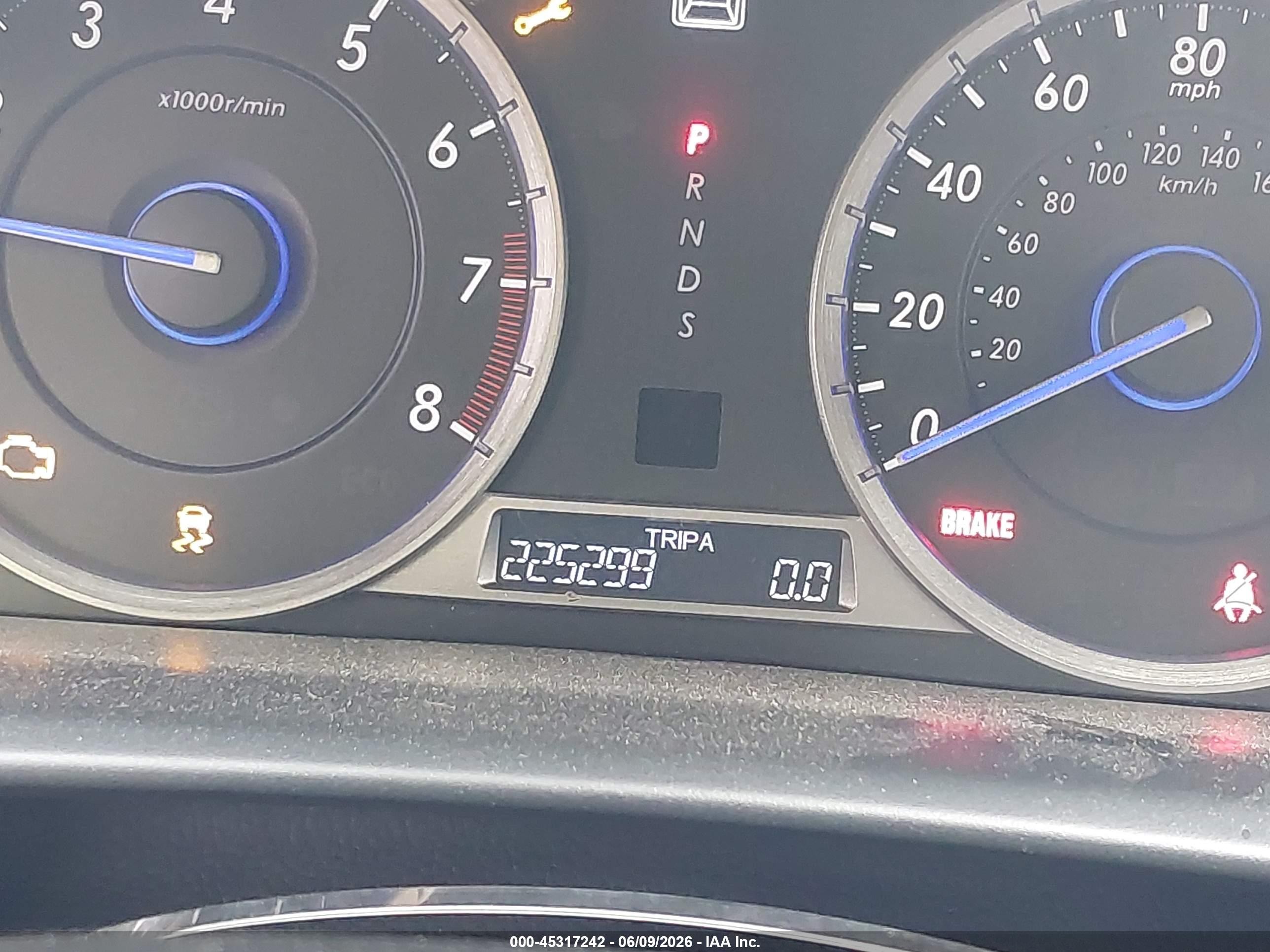 2013 Honda Crosstour Ex-l V6 Light Blue vin: 5J6TF1H59DL002717