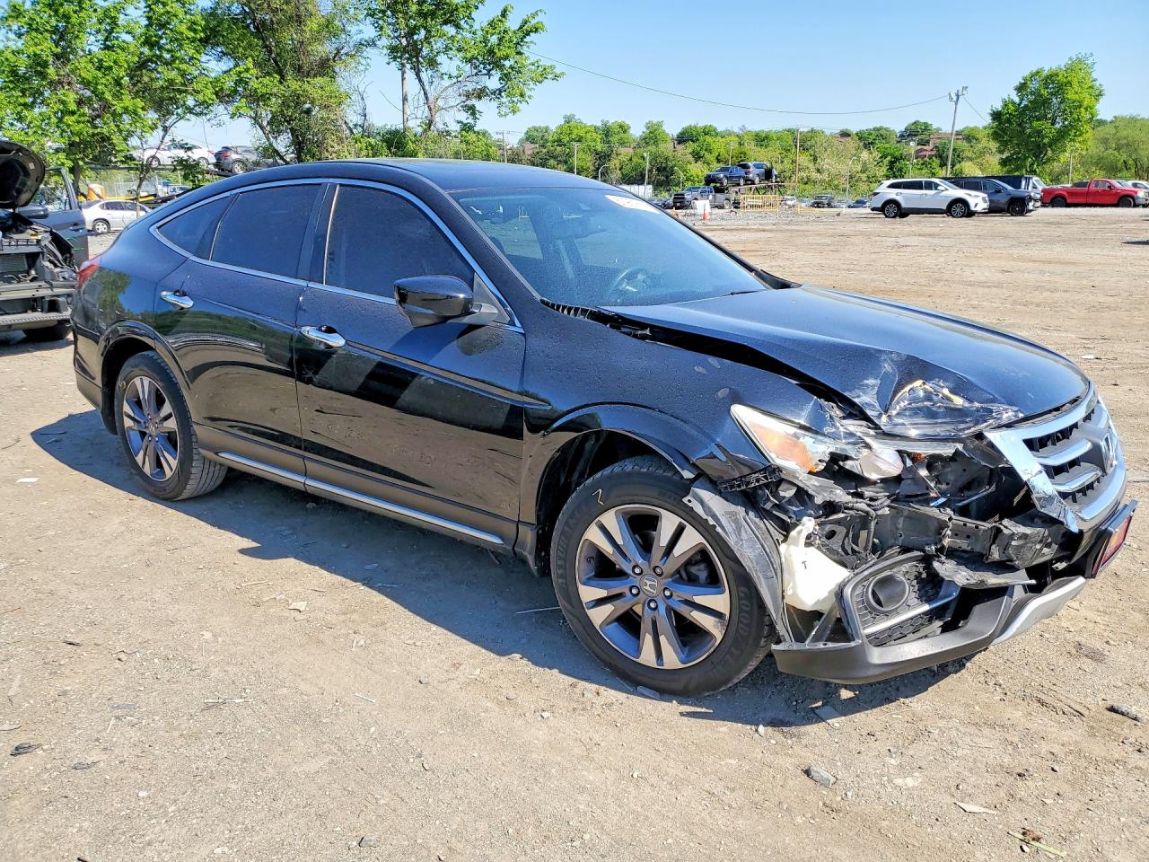 2014 Honda Crosstour Exl Black vin: 5J6TF1H59EL001035