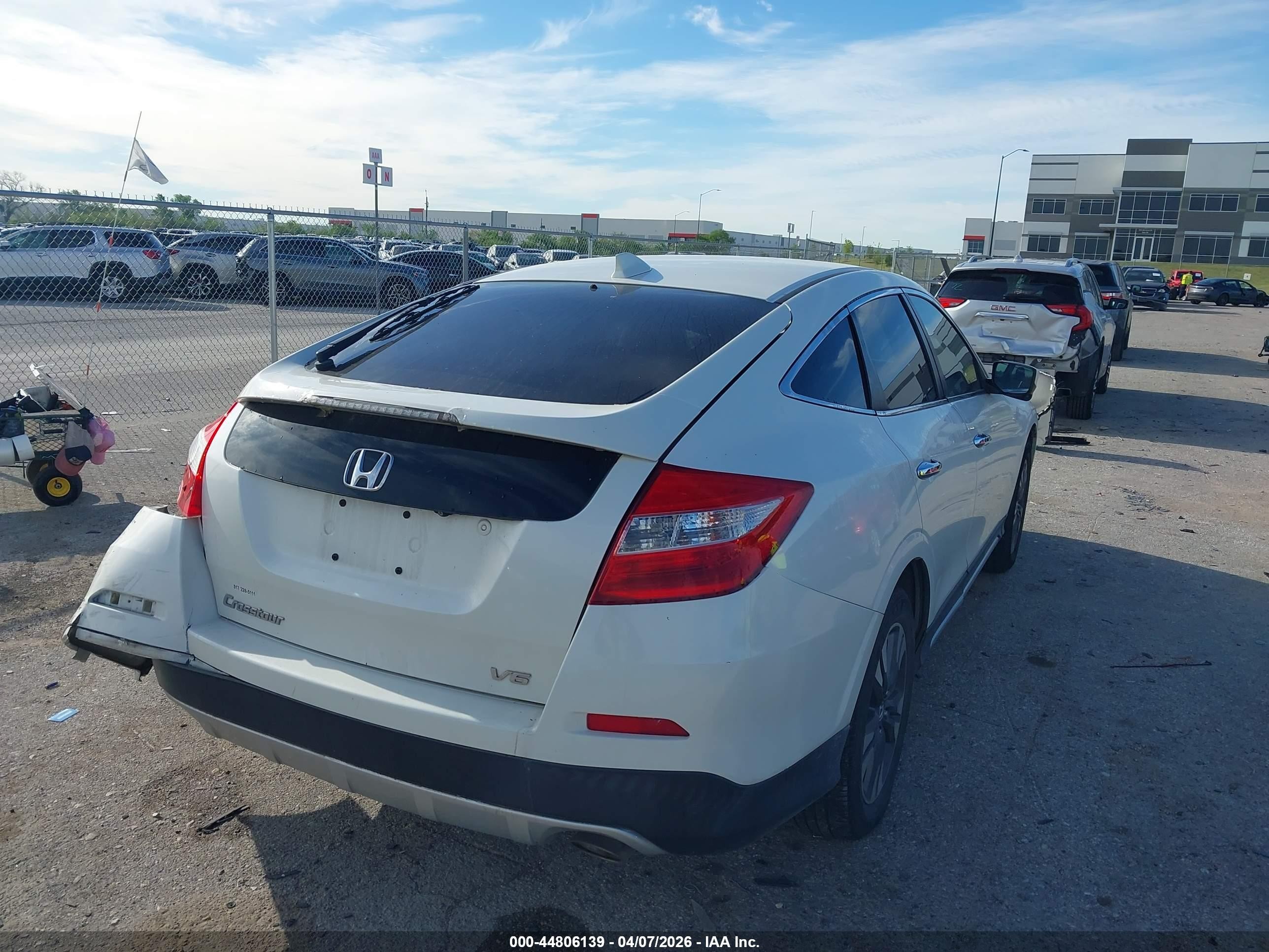 2014 Honda Crosstour Ex-l V6 Белый vin: 5J6TF1H59EL002296