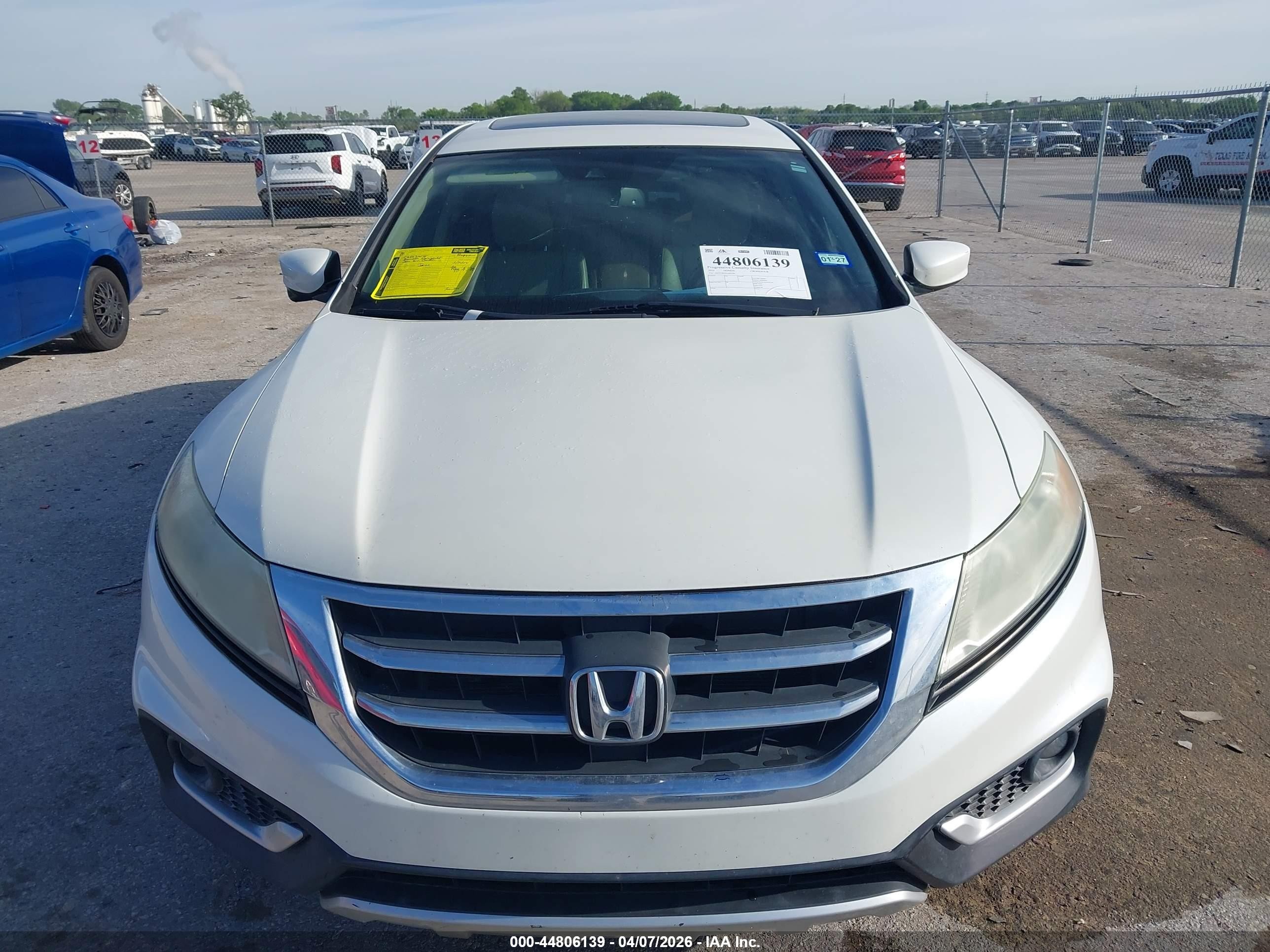 2014 Honda Crosstour Ex-l V6 Белый vin: 5J6TF1H59EL002296