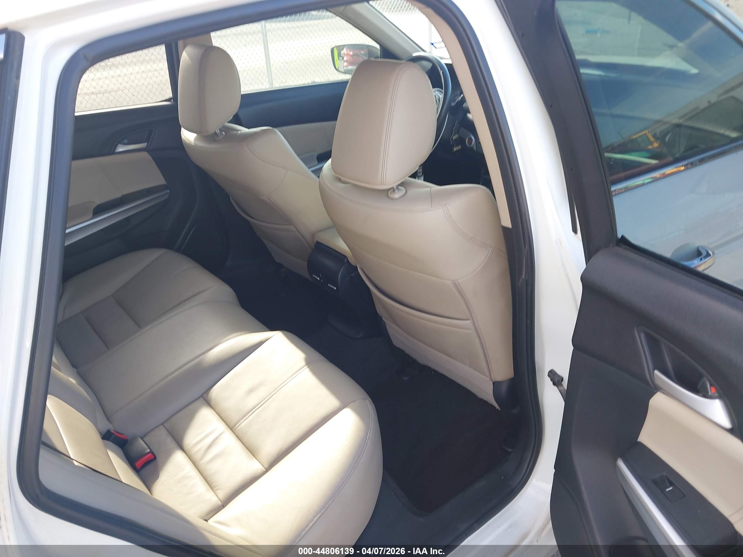 2014 Honda Crosstour Ex-l V6 Белый vin: 5J6TF1H59EL002296