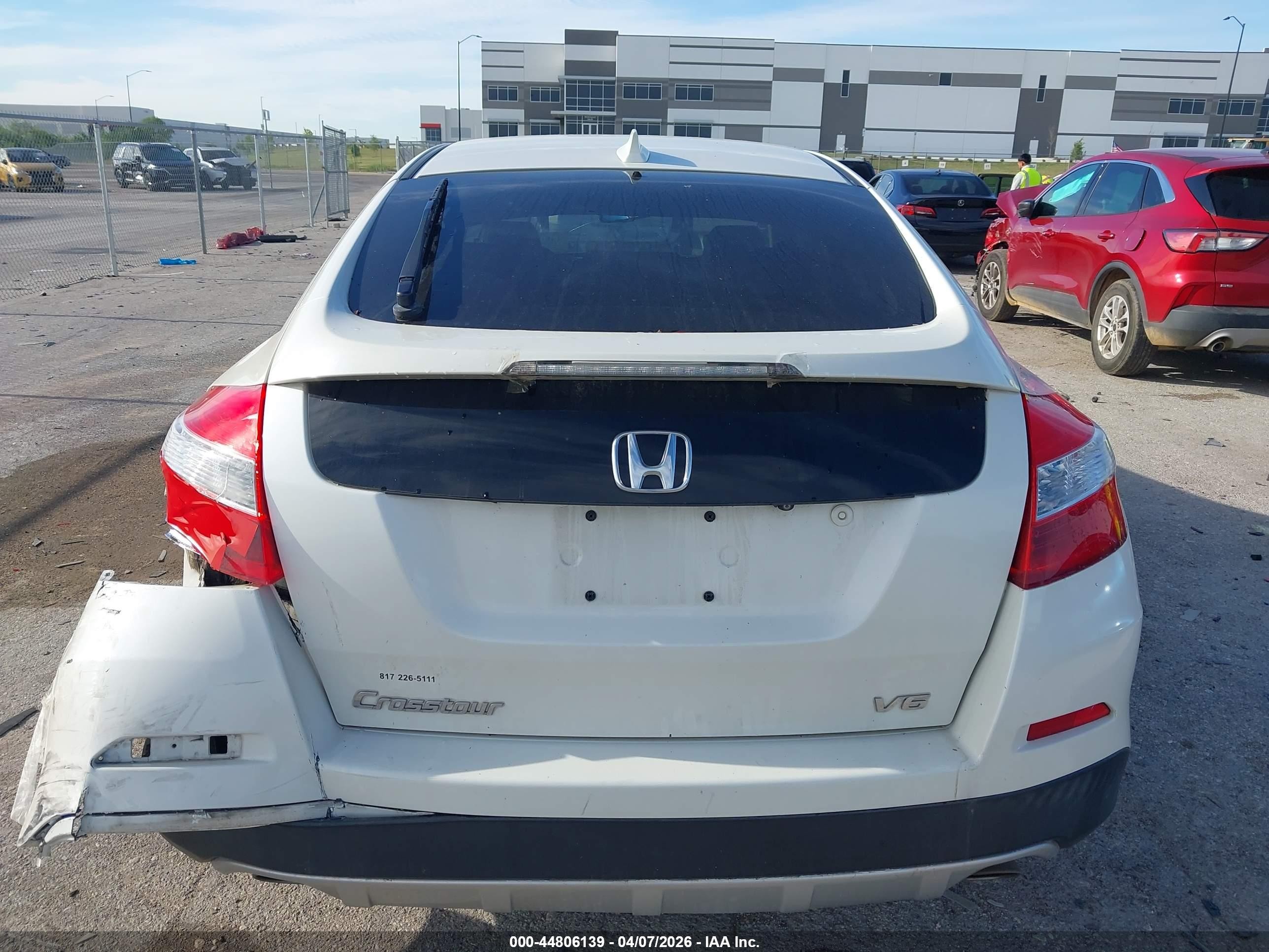 2014 Honda Crosstour Ex-l V6 Белый vin: 5J6TF1H59EL002296