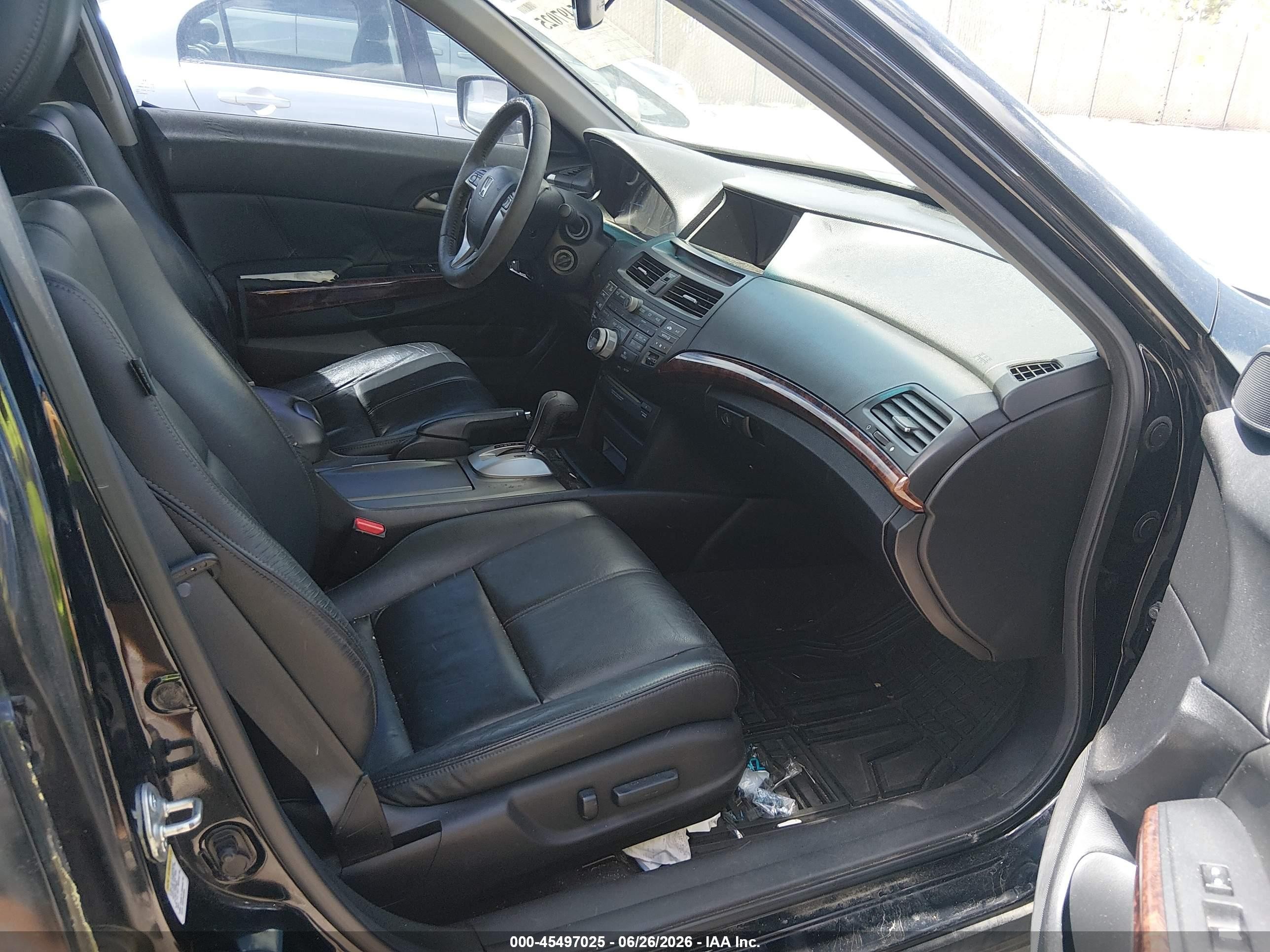 2010 Honda Accord Crosstour Ex-l Black vin: 5J6TF1H5XAL005671