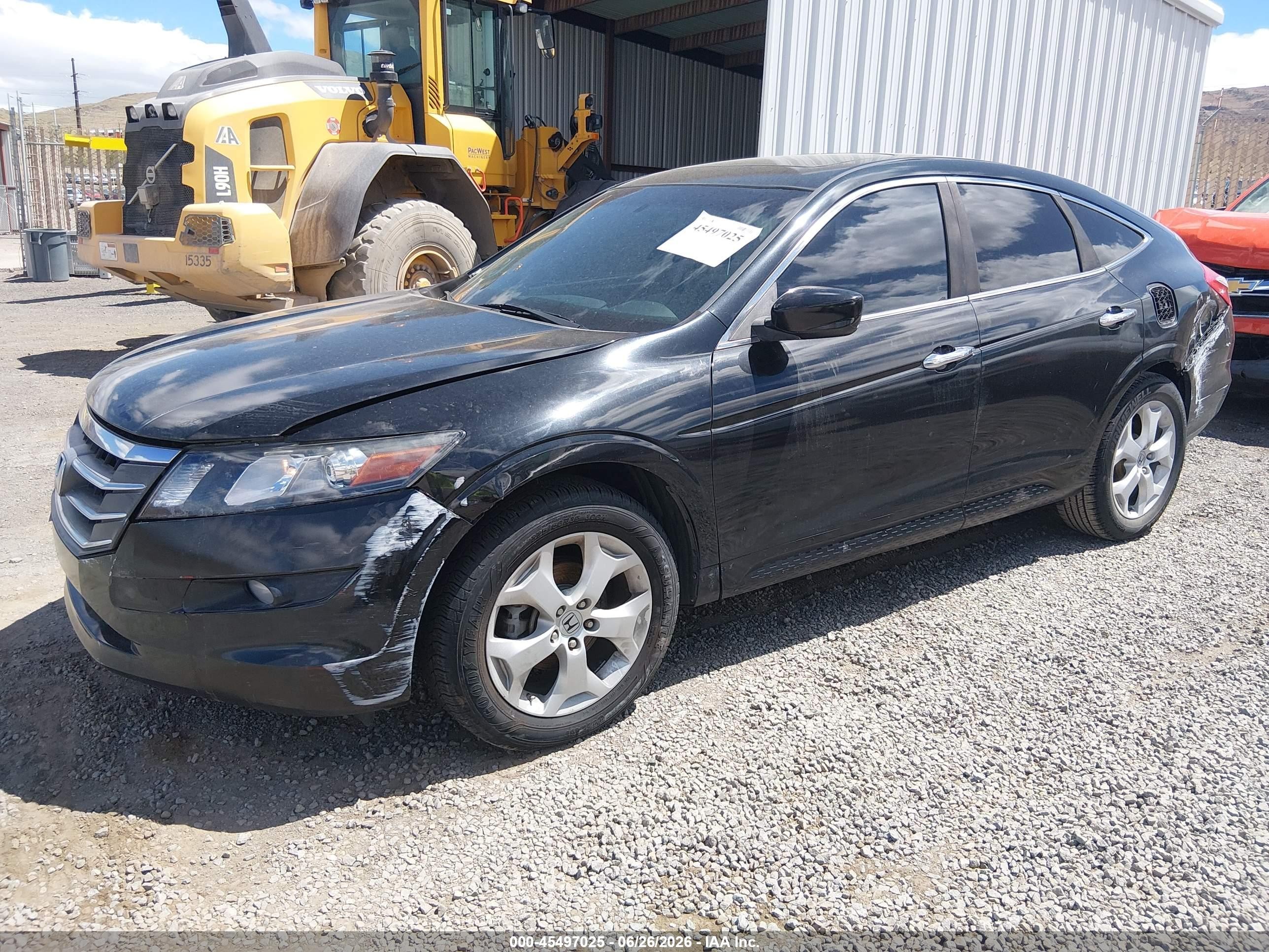 2010 Honda Accord Crosstour Ex-l Black vin: 5J6TF1H5XAL005671