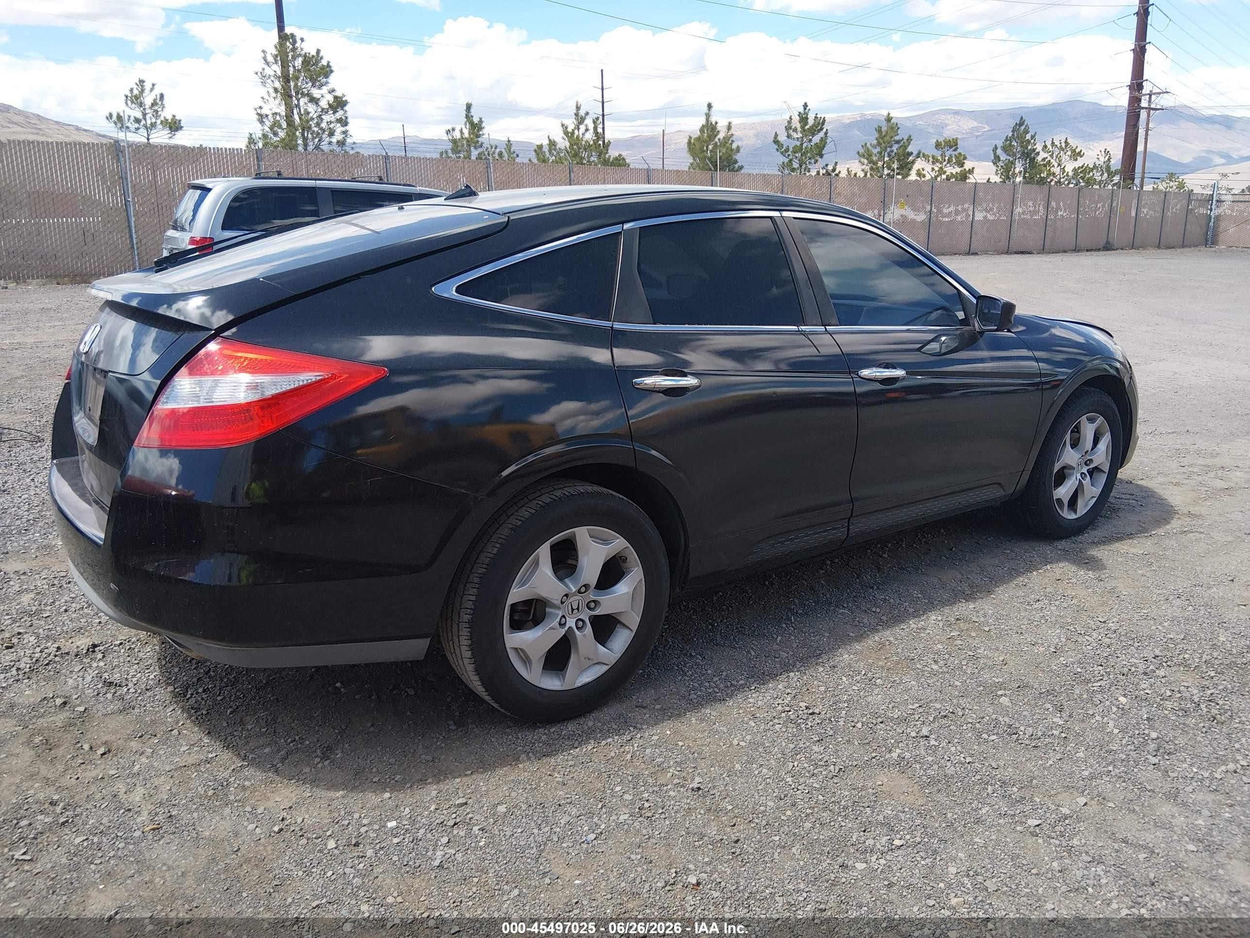 2010 Honda Accord Crosstour Ex-l Black vin: 5J6TF1H5XAL005671
