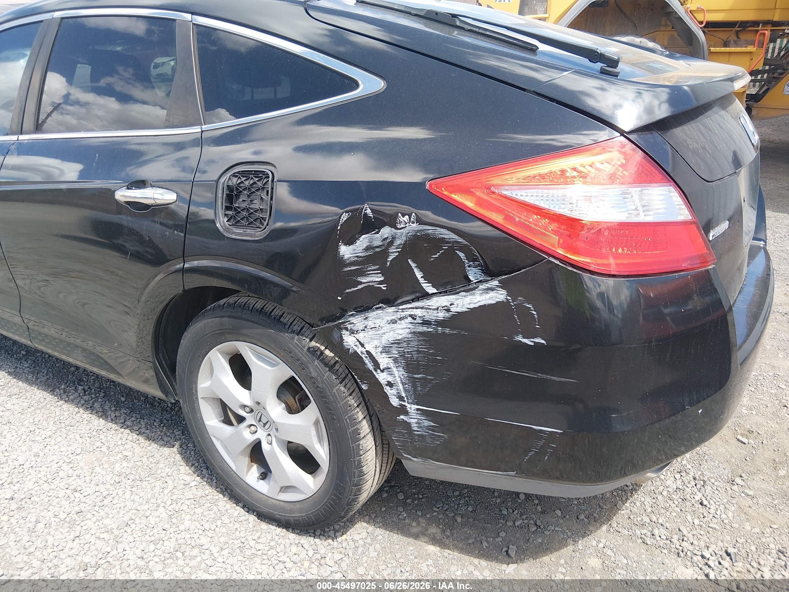 2010 Honda Accord Crosstour Ex-l Black vin: 5J6TF1H5XAL005671