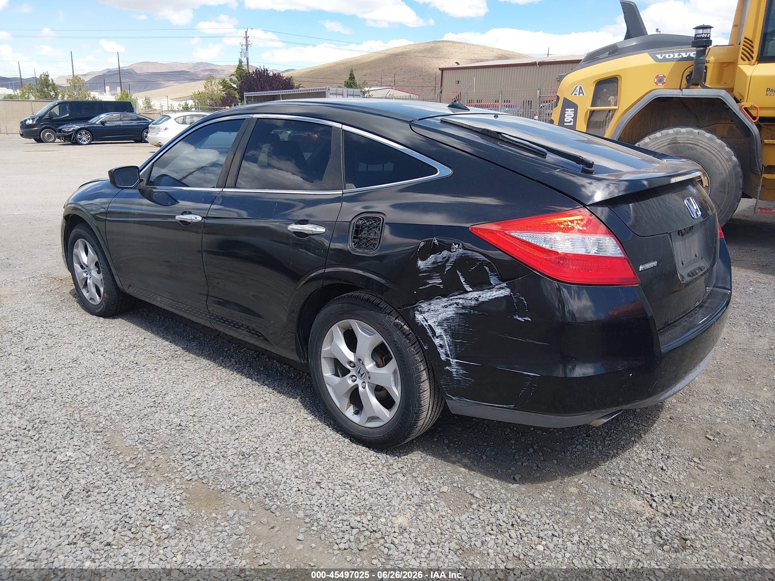 2010 Honda Accord Crosstour Ex-l Black vin: 5J6TF1H5XAL005671