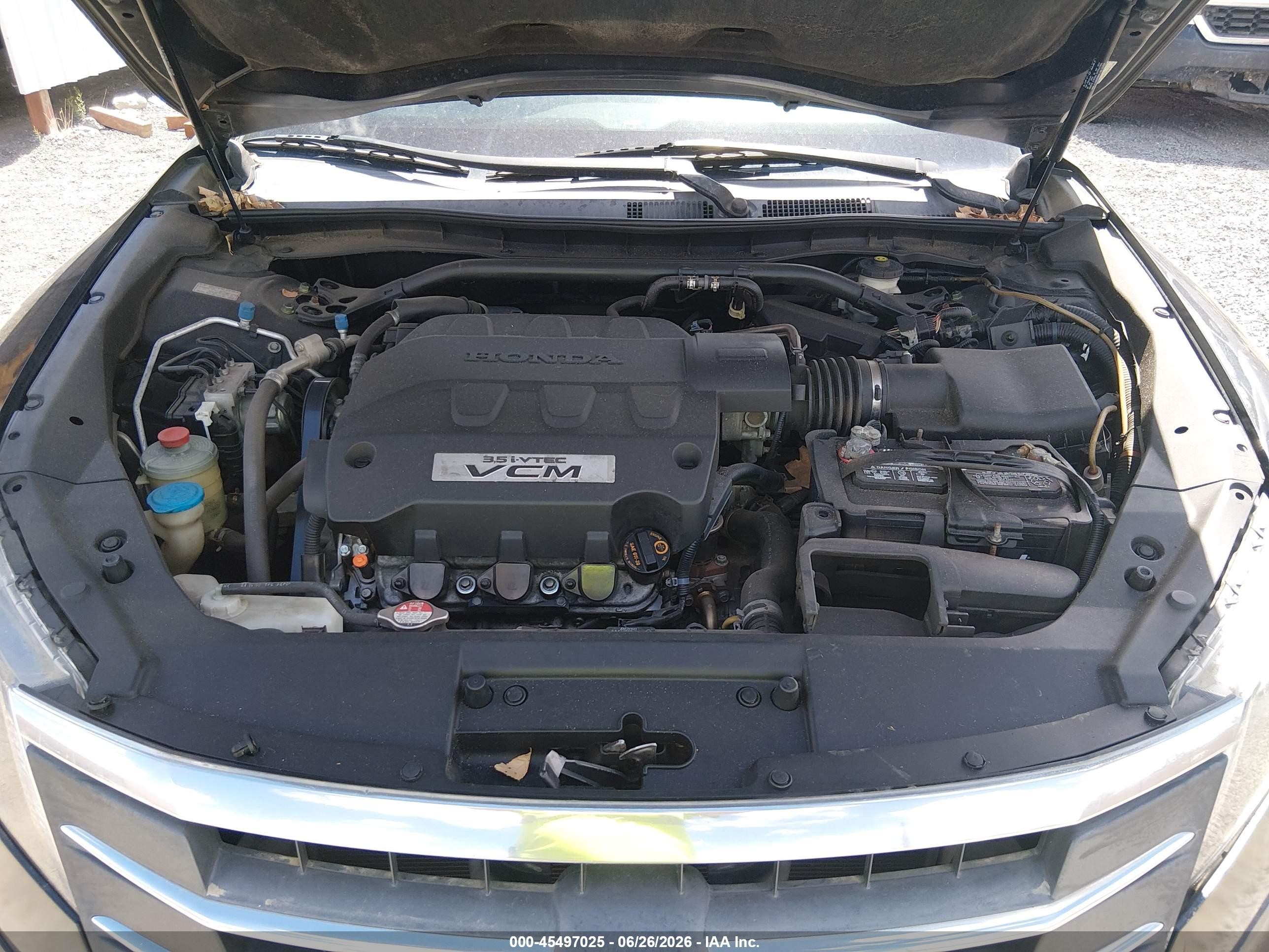 2010 Honda Accord Crosstour Ex-l Black vin: 5J6TF1H5XAL005671